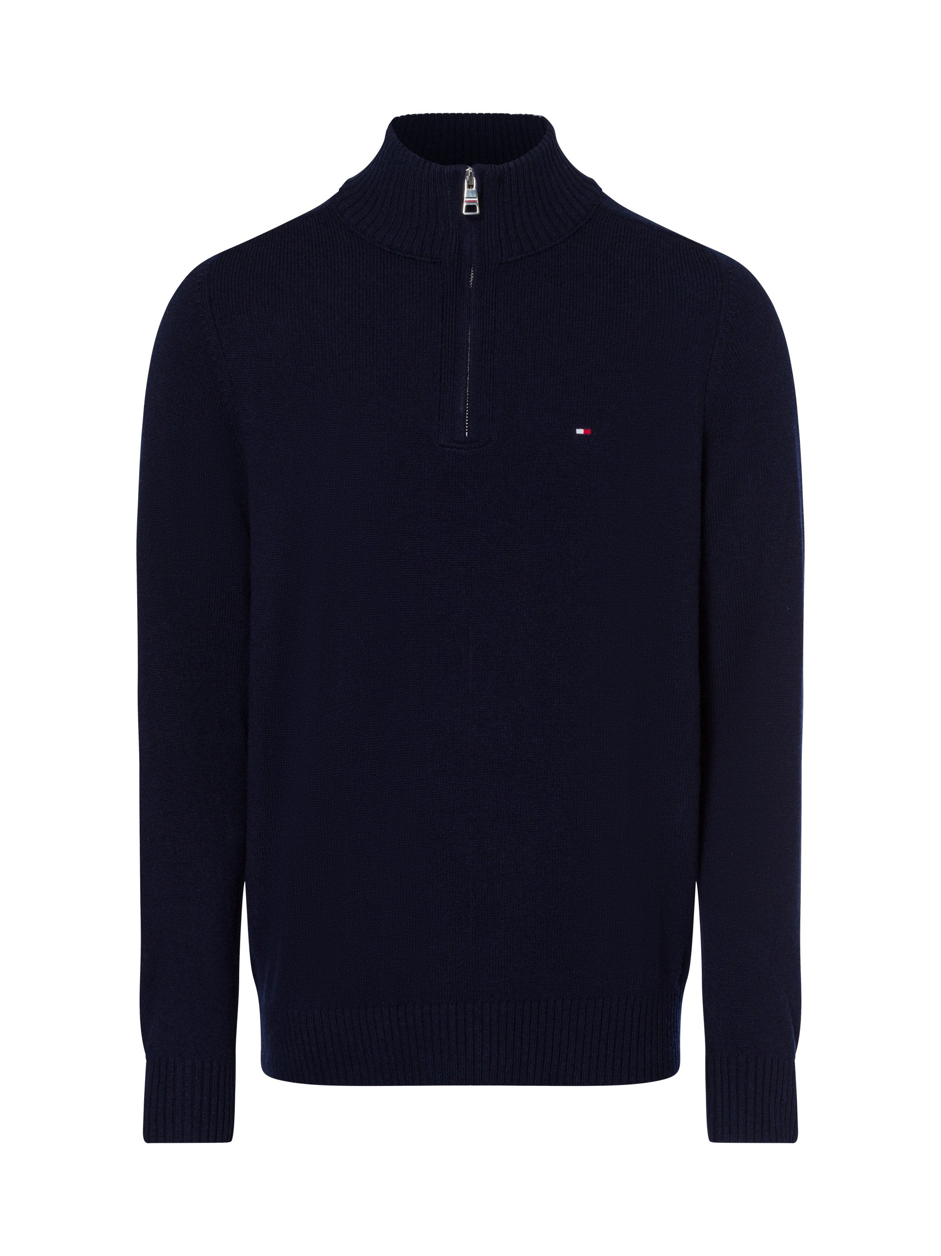 Tommy Hilfiger sweter z dzianiny Mężczyźni Wełna niebieski