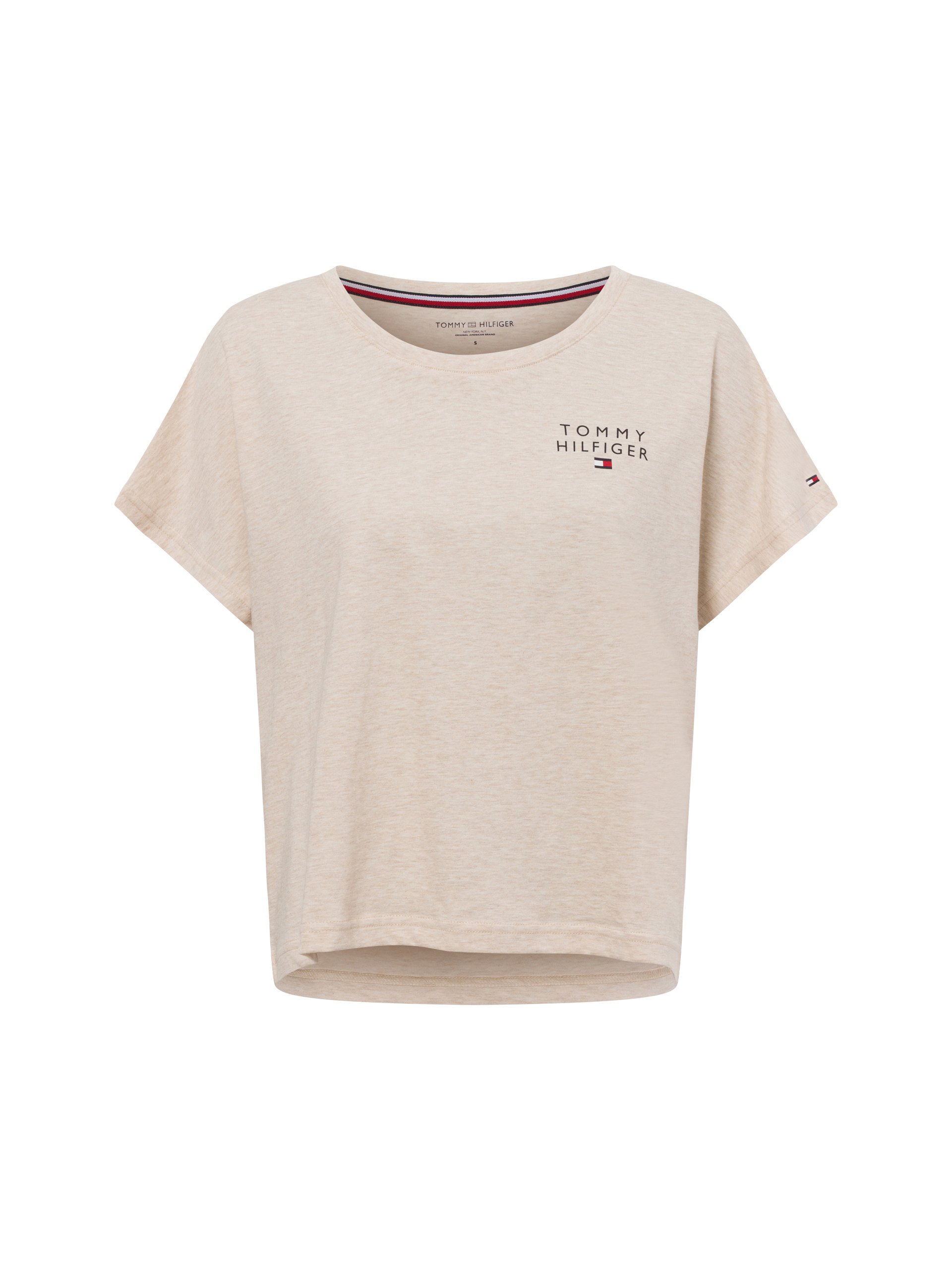 Tommy Hilfiger koszulka do piżamy Kobiety Bawełna beżowy