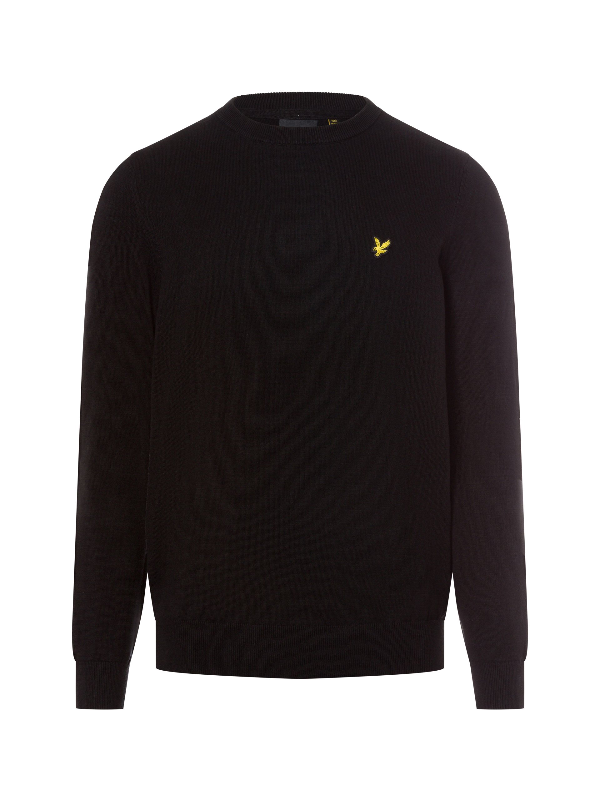 Lyle & Scott sweter z dzianiny Mężczyźni Bawełna czarny
