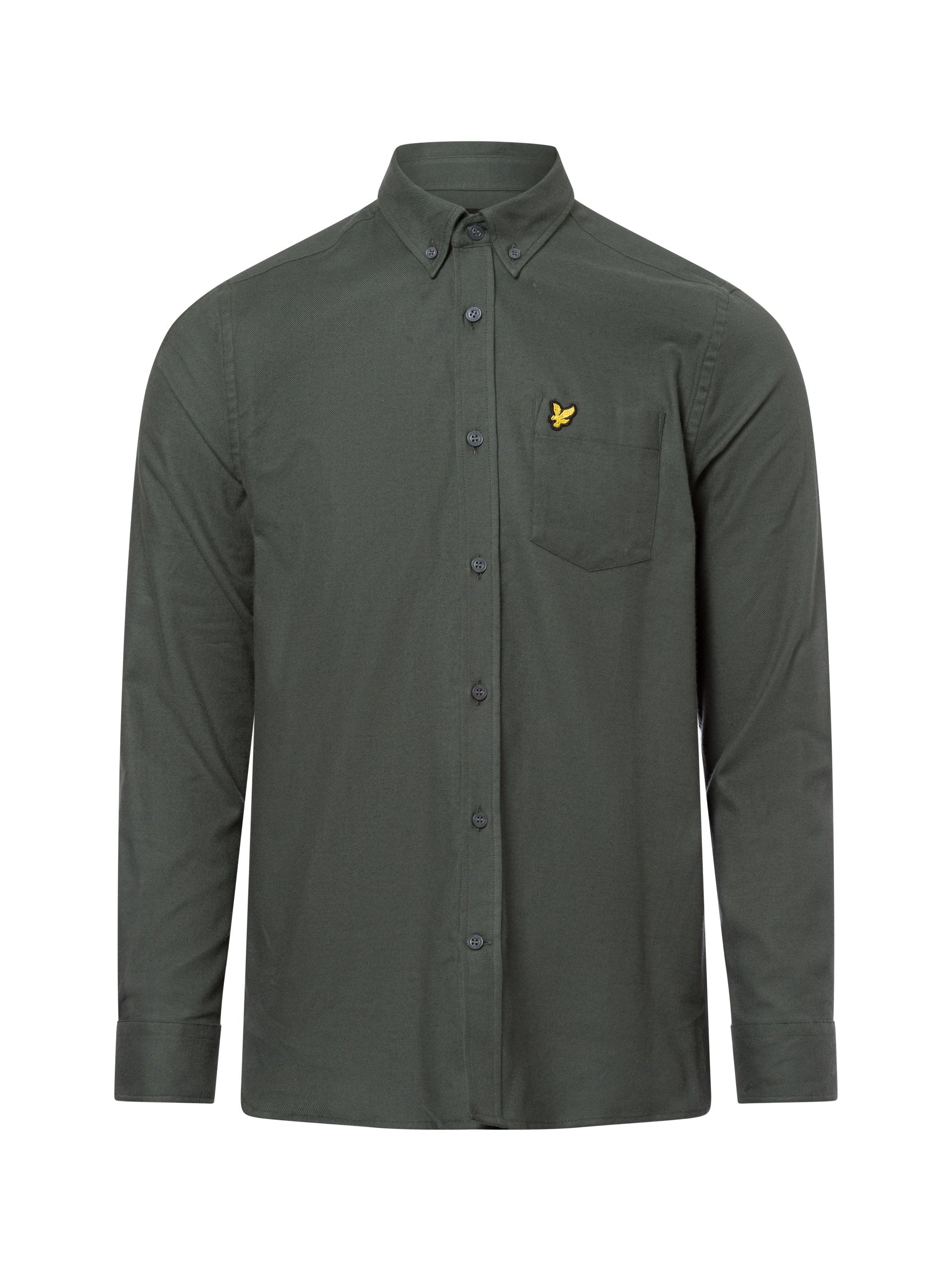 Lyle & Scott koszula casual Mężczyźni Regular Fit Bawełna zielony