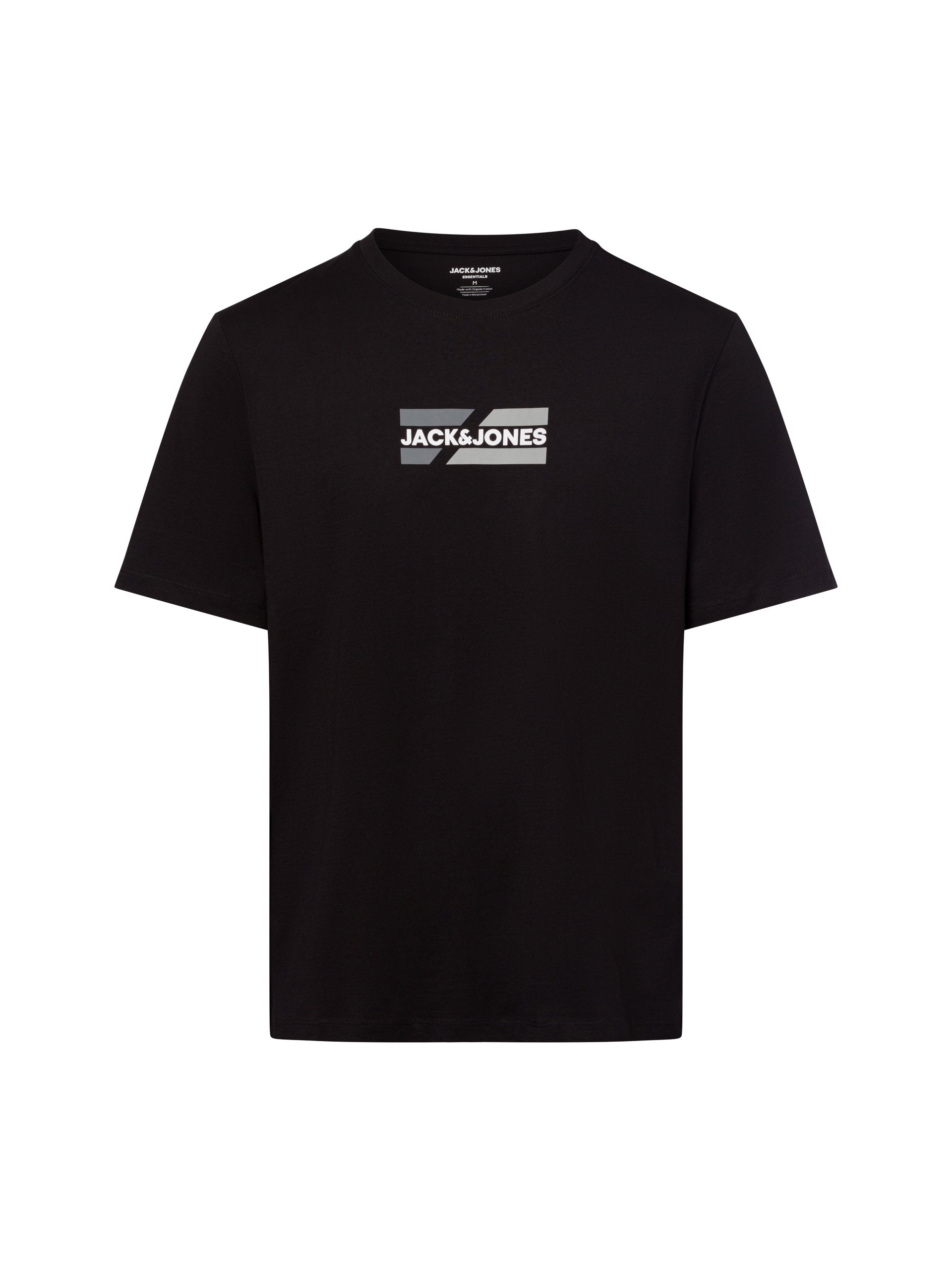 Jack & Jones Koszulka - JJEcorp Mężczyźni Bawełna czarny