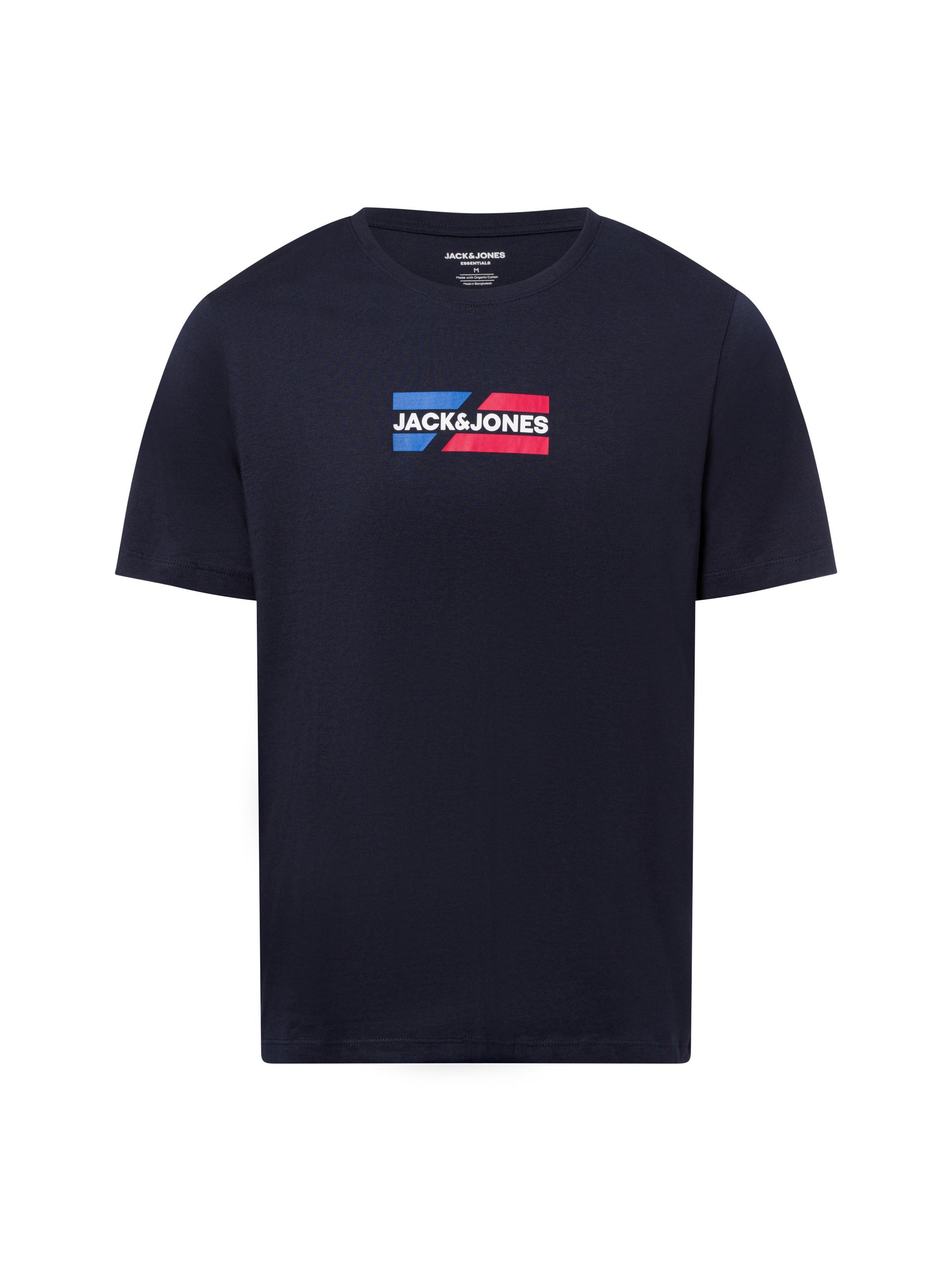 Jack & Jones Koszulka - JJEcorp Mężczyźni Bawełna niebieski