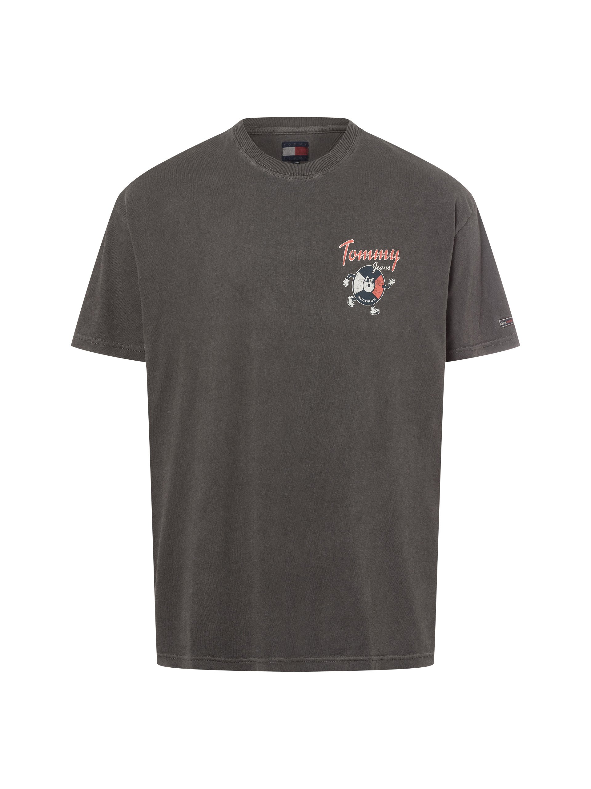 Tommy Jeans Koszulka - Nowość Mężczyźni Bawełna szary