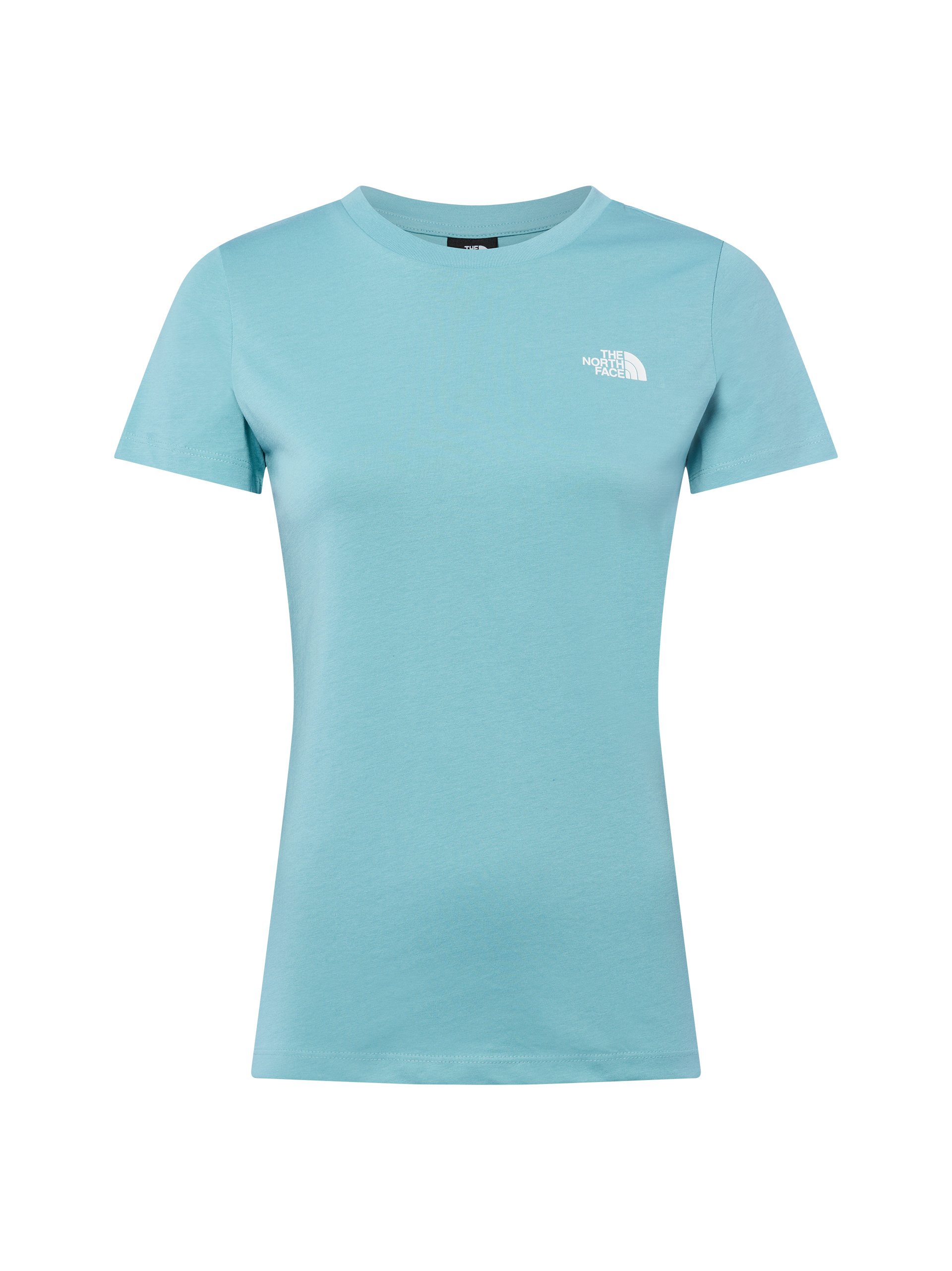 The North Face Koszulka - Simple Dome Slim Kobiety Bawełna niebieski