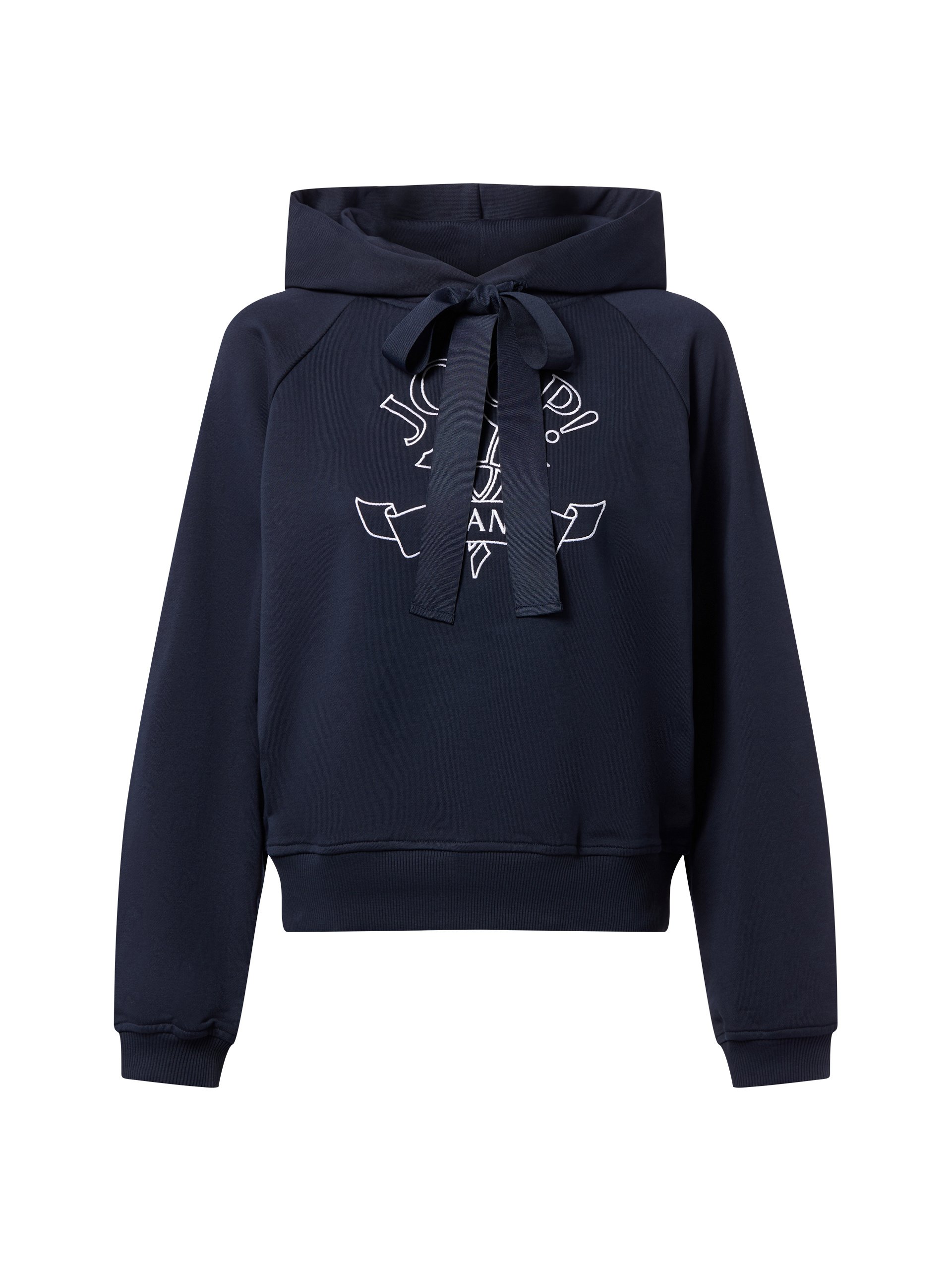 Joop Jeans sweter z kapturem - Tinna Kobiety Bawełna niebieski