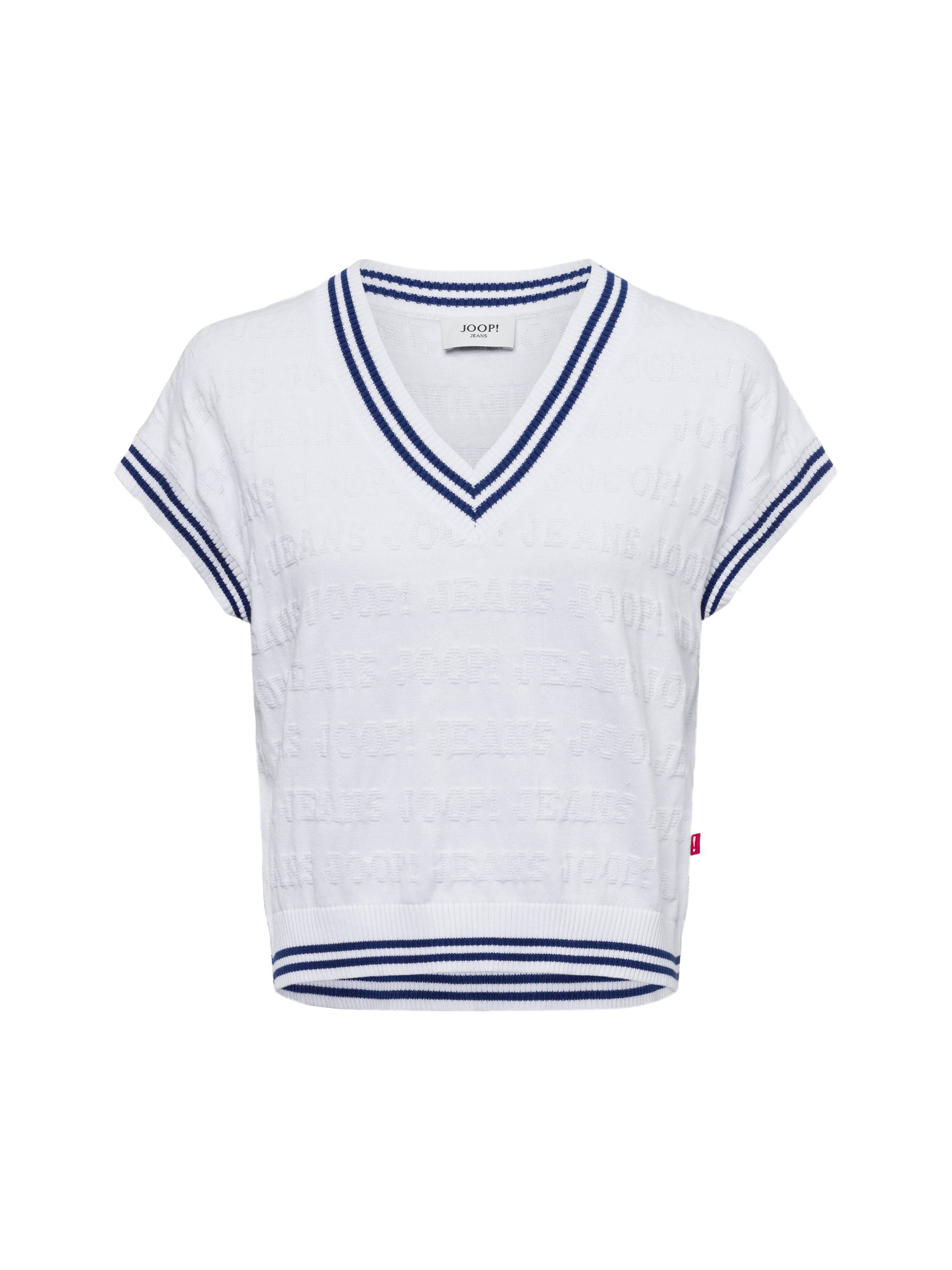 Joop Jeans Sweter - Kadia Kobiety Bawełna biały
