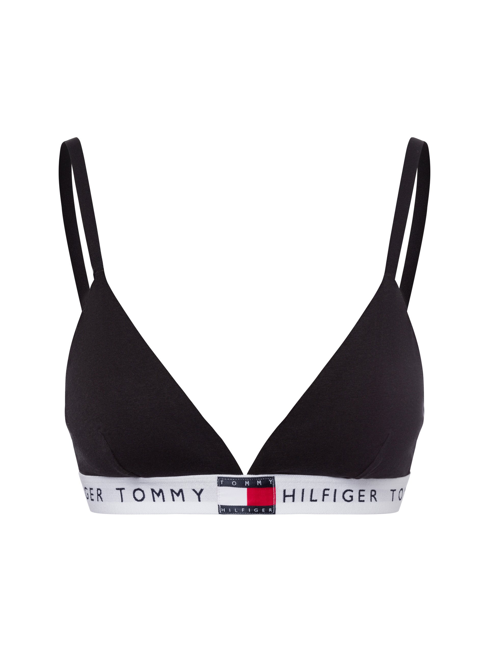 Tommy Hilfiger Biustonosz na fiszbinach - Triangle Kobiety Bawełna czarny