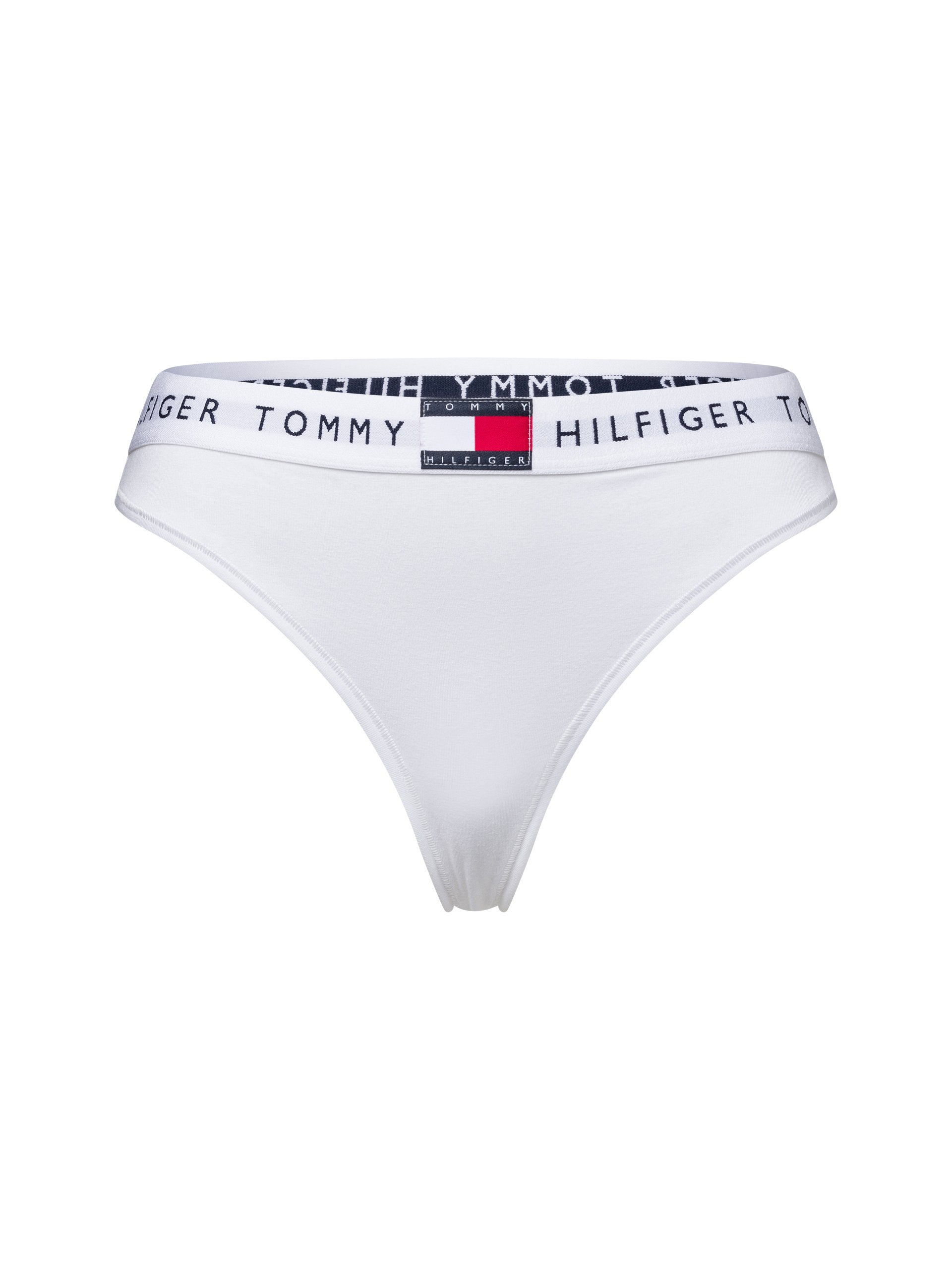 Tommy Hilfiger Stringi - Stringi klasyczne Kobiety Bawełna biały
