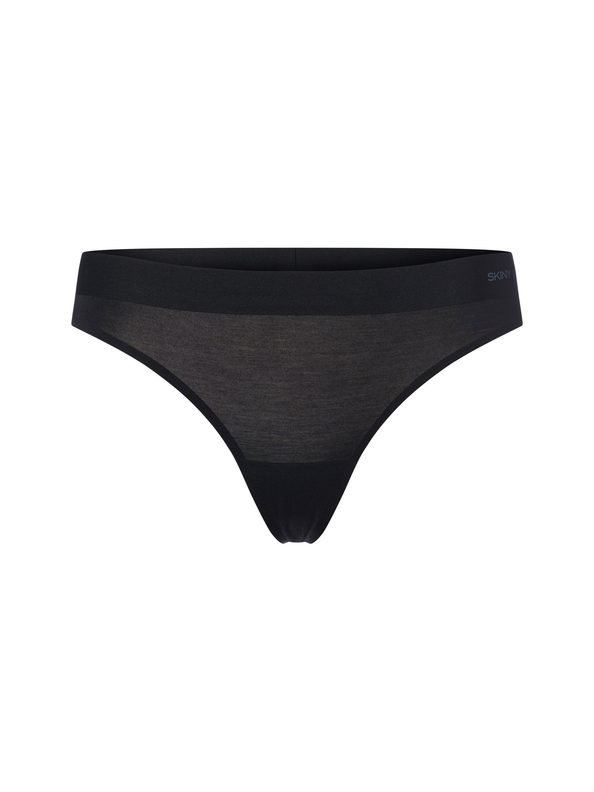 SKINY Stringi Kobiety wiskoza czarny