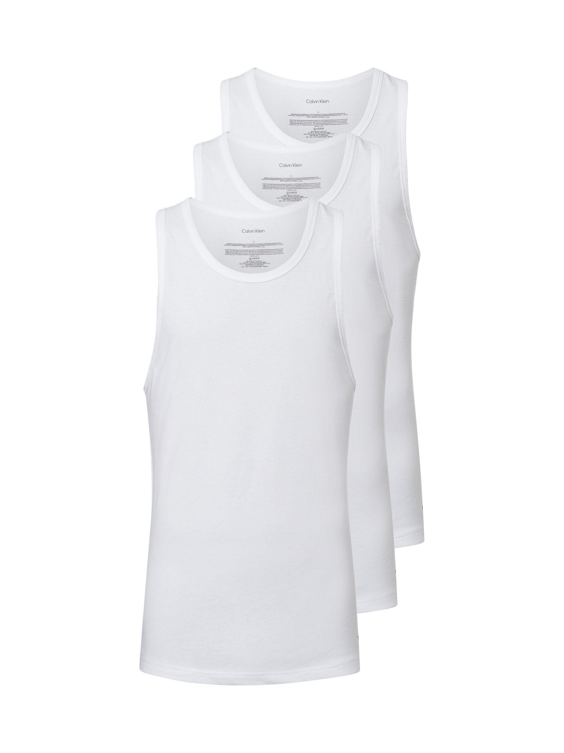 Calvin Klein Kamizelka w 3-paku Mężczyźni biały