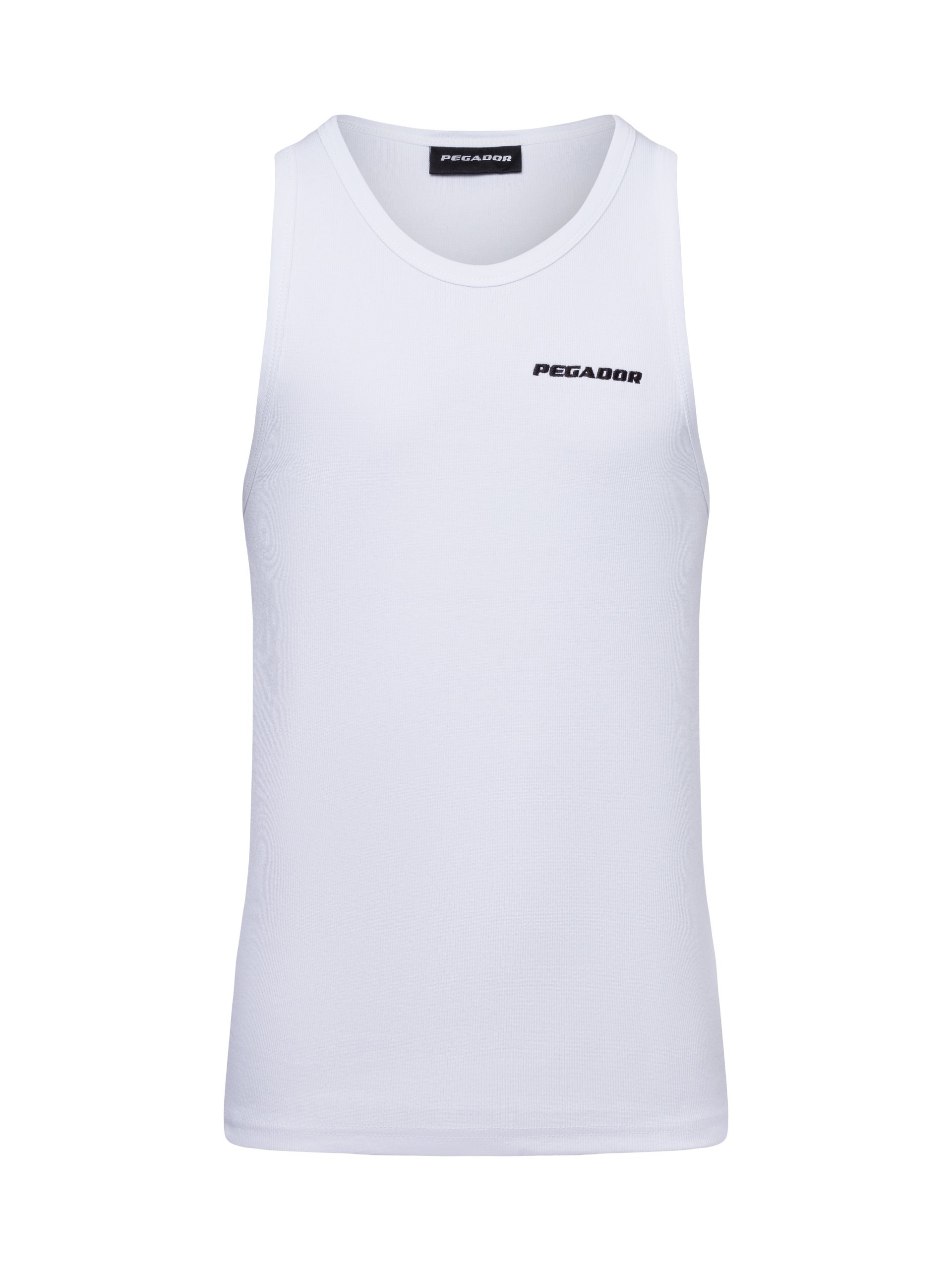 PEGADOR Tank top Mężczyźni Bawełna biały