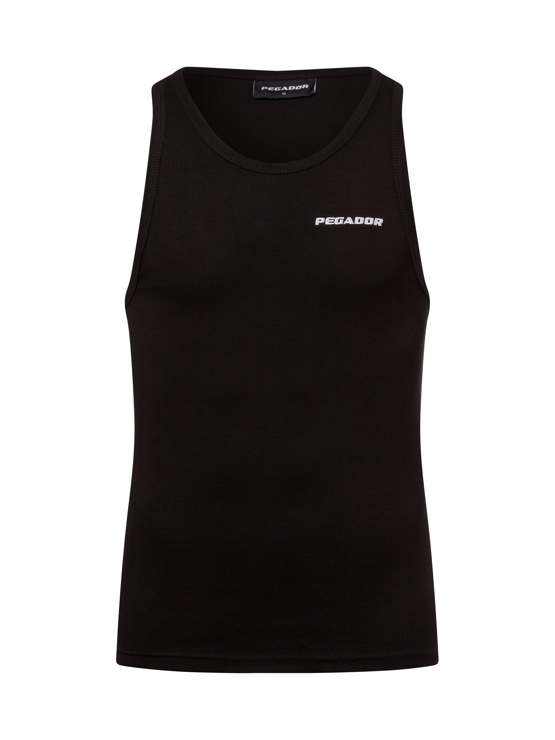 PEGADOR Tank top Mężczyźni Bawełna czarny