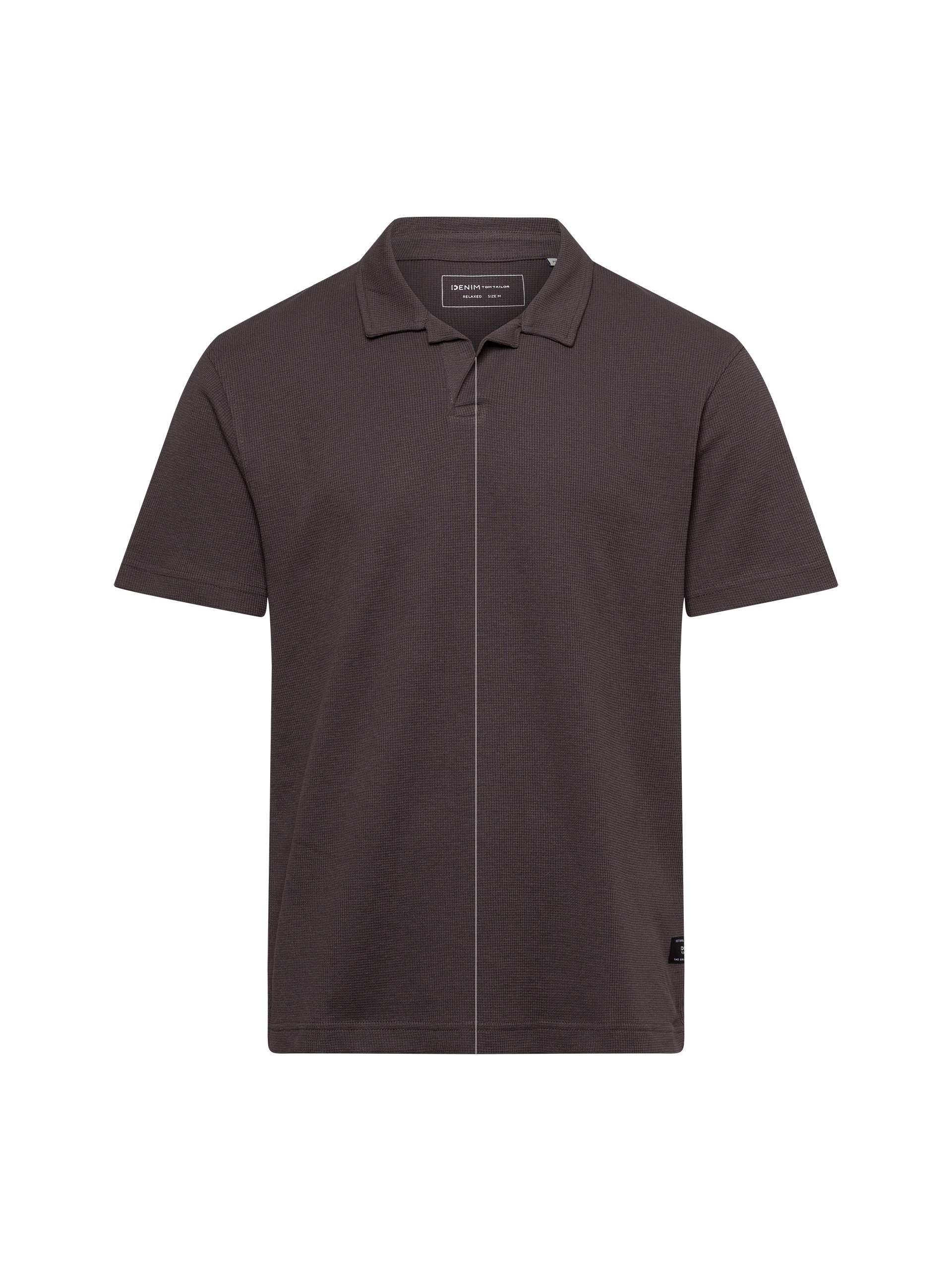 Tom Tailor Denim koszulka polo Mężczyźni Bawełna szary