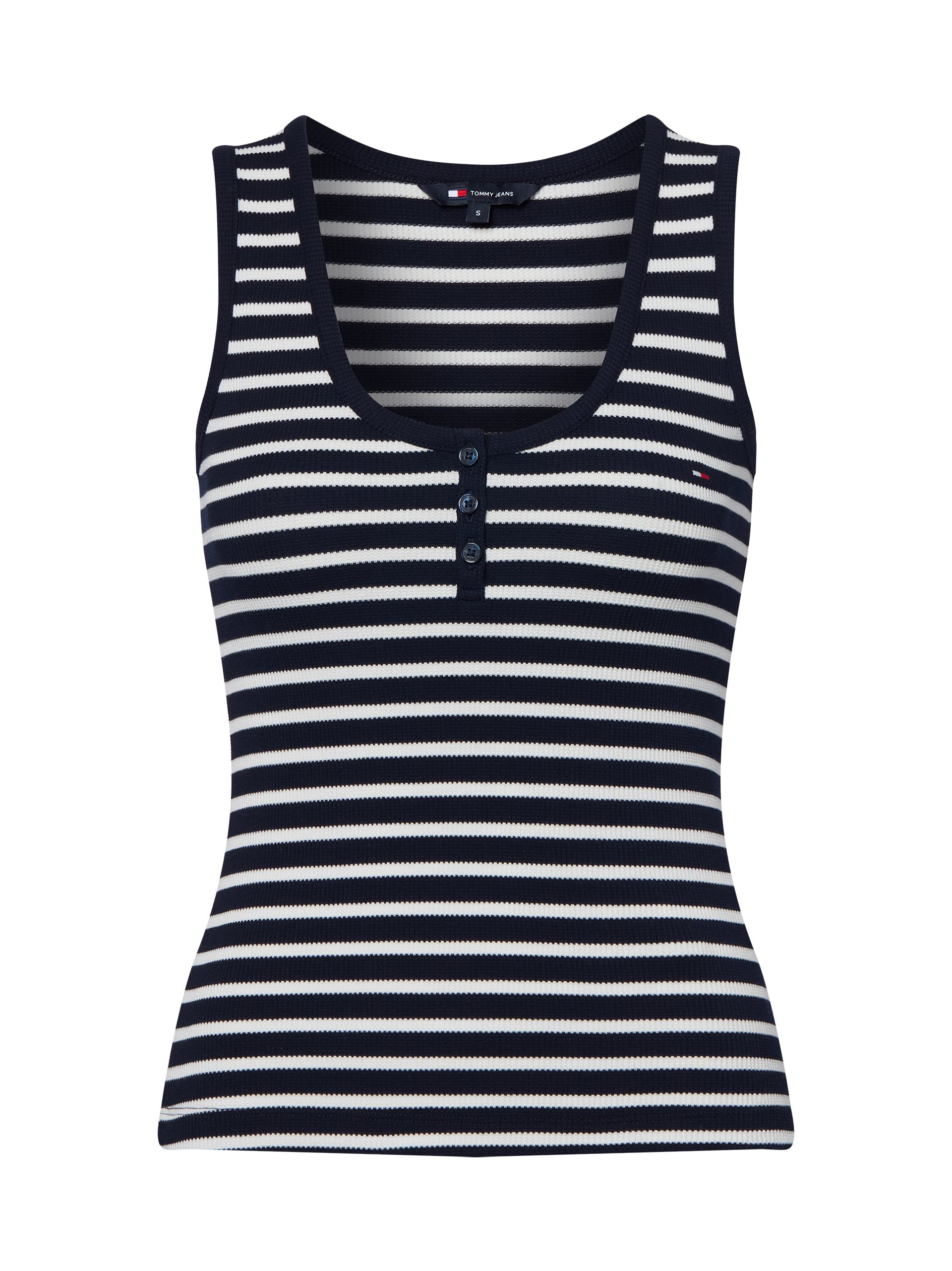 Tommy Jeans top z dzianiny Kobiety Bawełna niebieski|biały