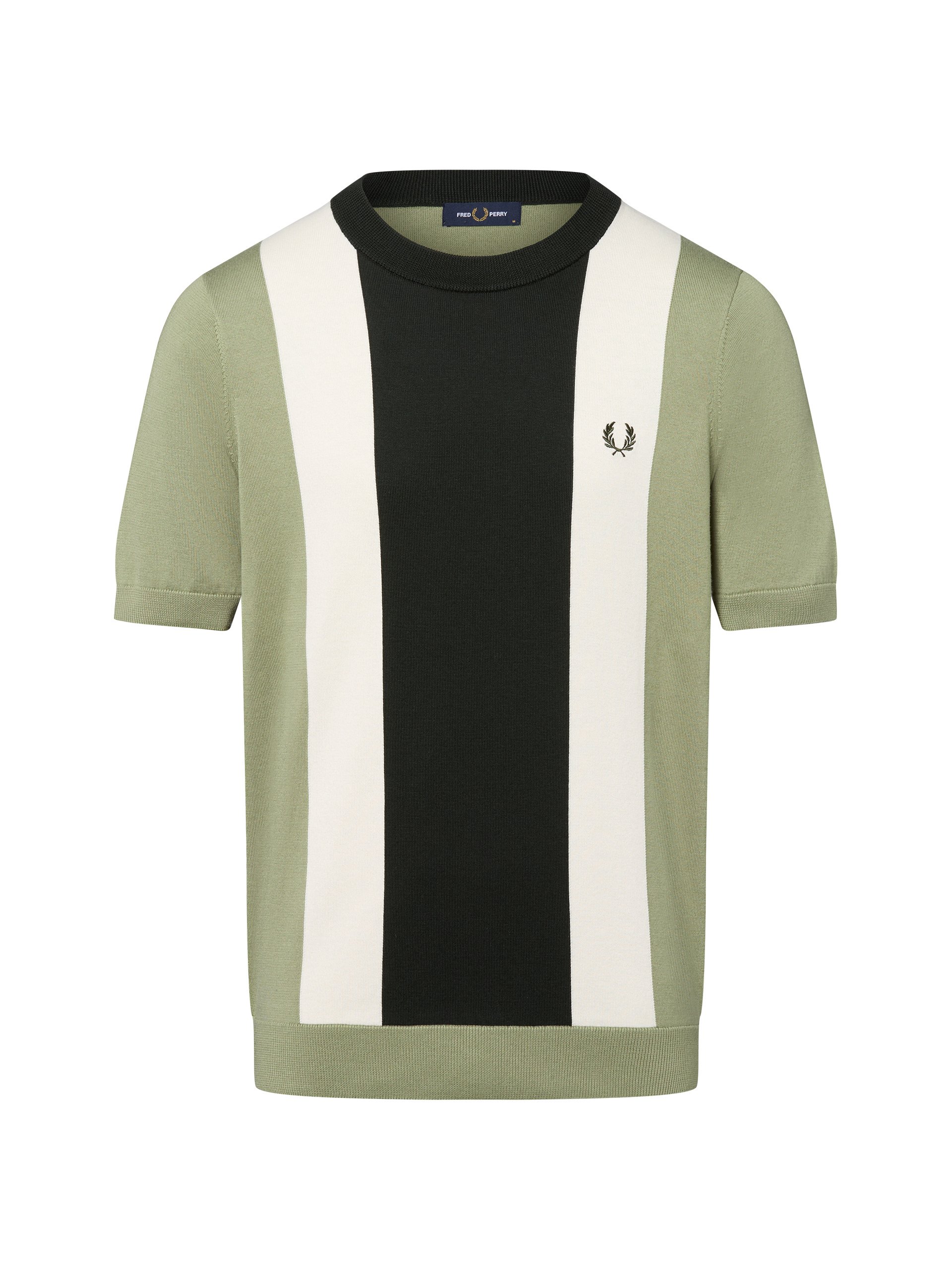 Fred Perry koszula z dzianiny Mężczyźni Bawełna zielony|biały