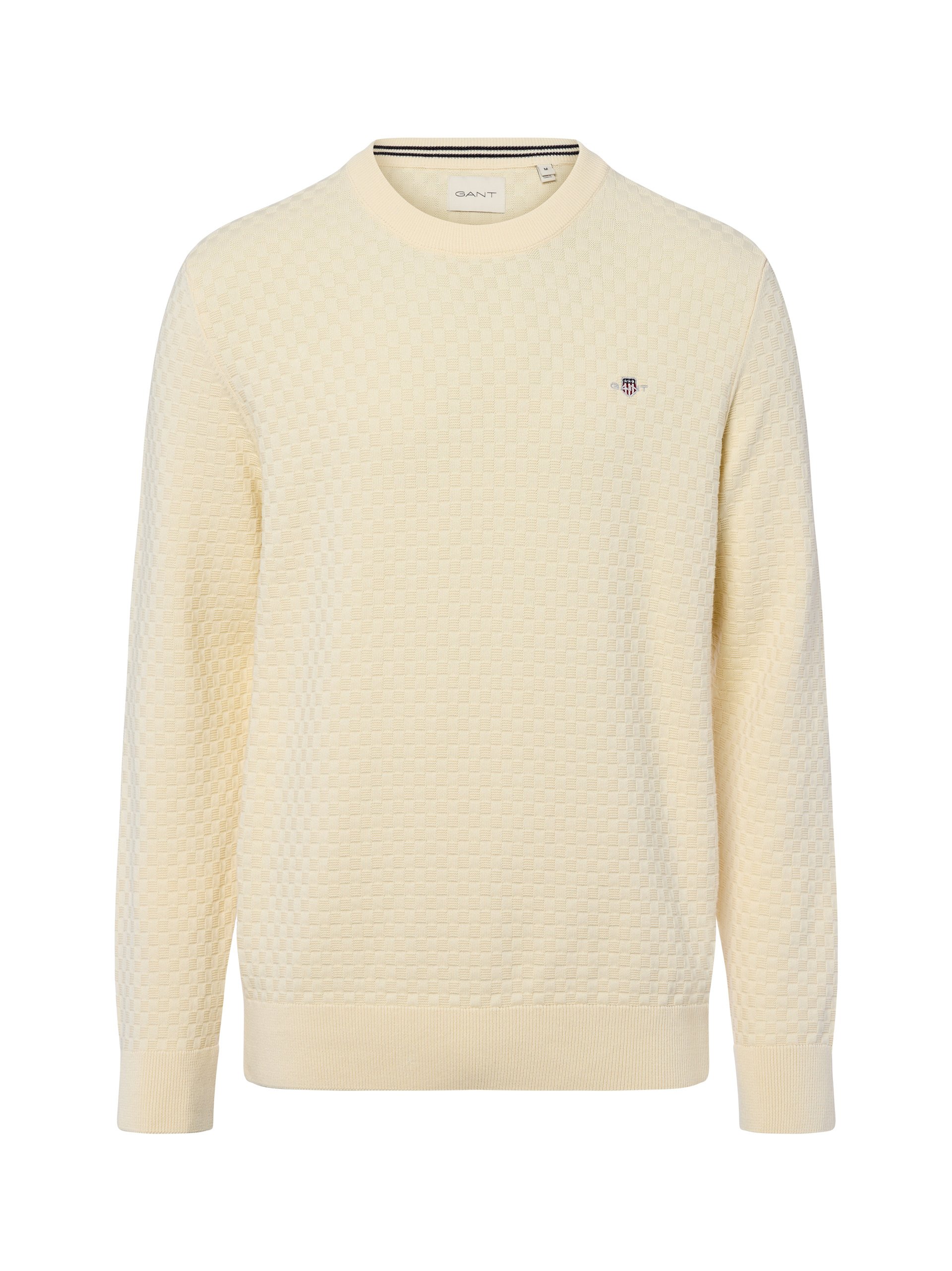 Gant Sweter z dzianiny Kobiety Bawełna żółty
