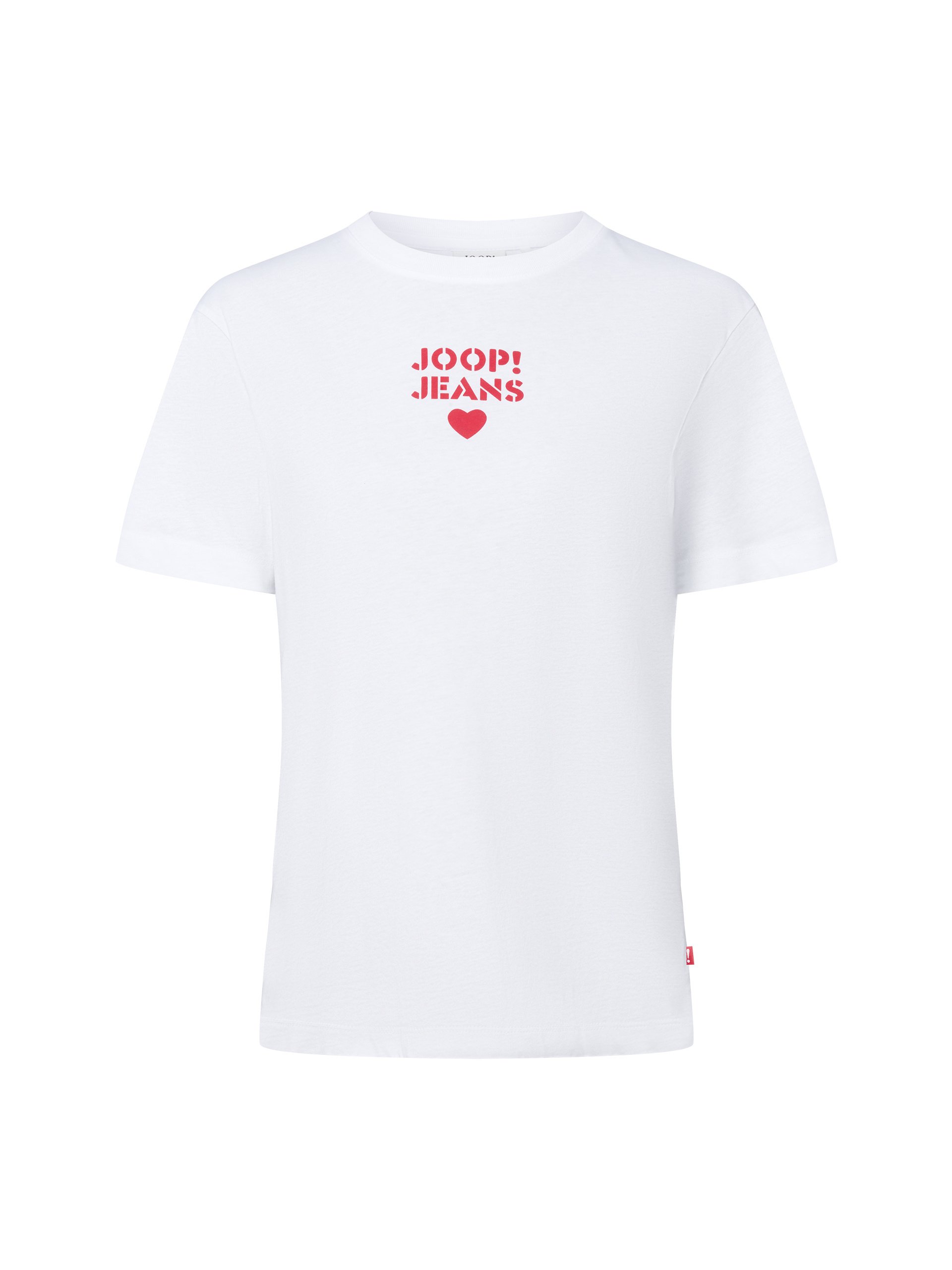 Joop Jeans Koszulka - Tymber Kobiety Bawełna biały
