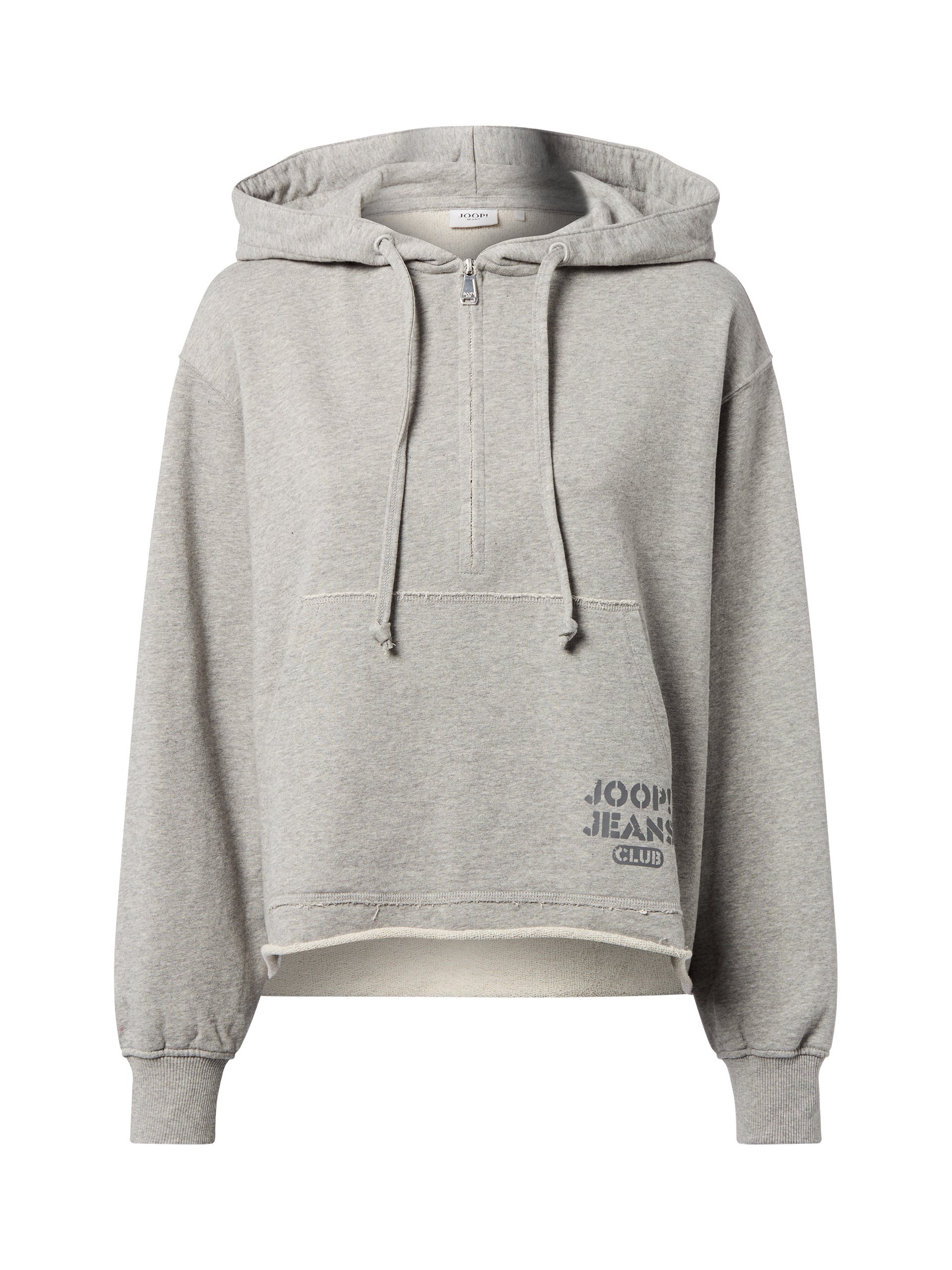 Joop Jeans bluza z kapturem - Talia2 Kobiety Bawełna szary