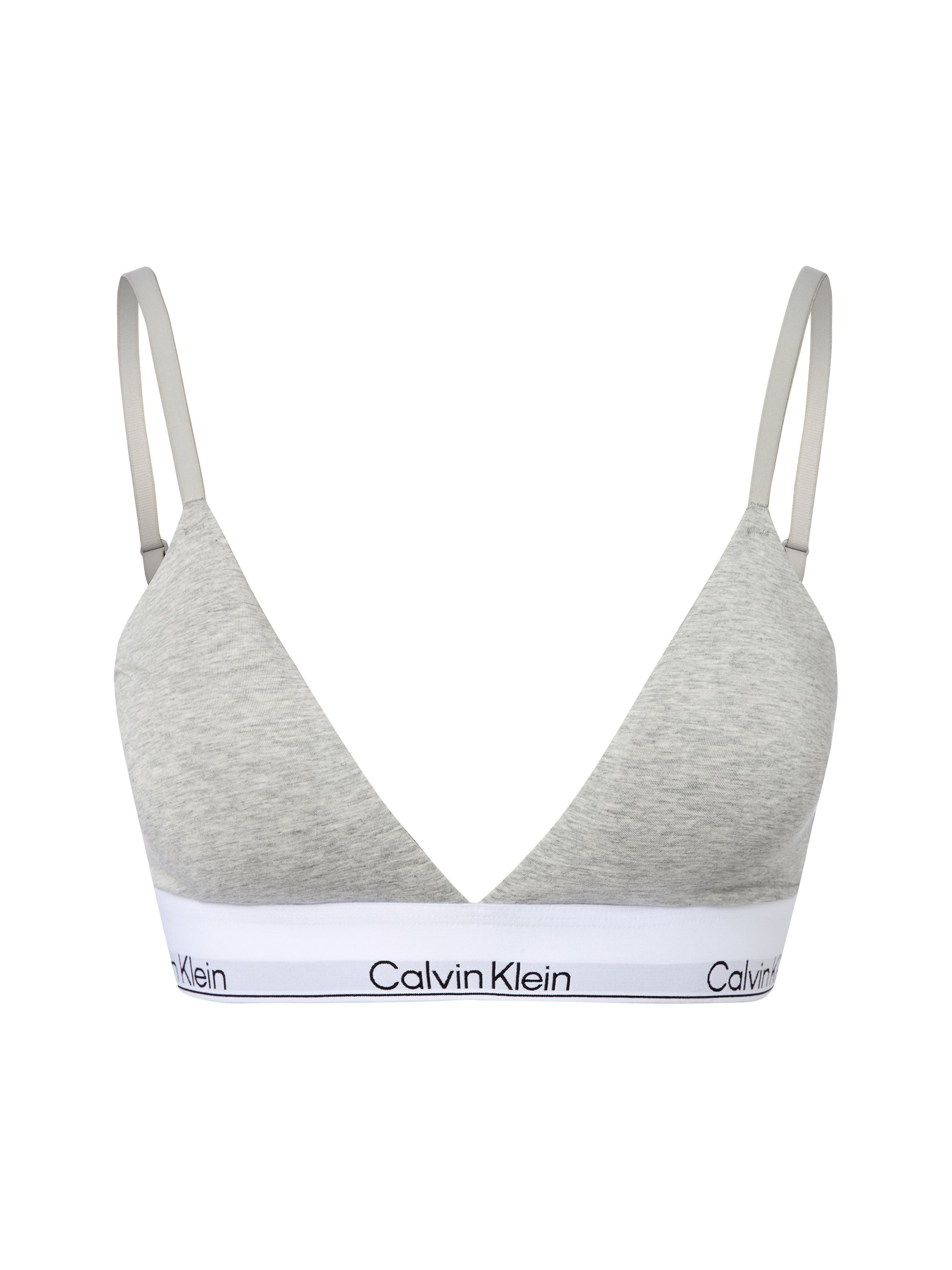 Calvin Klein Biustonosz - usztywniany Kobiety Bawełna szary