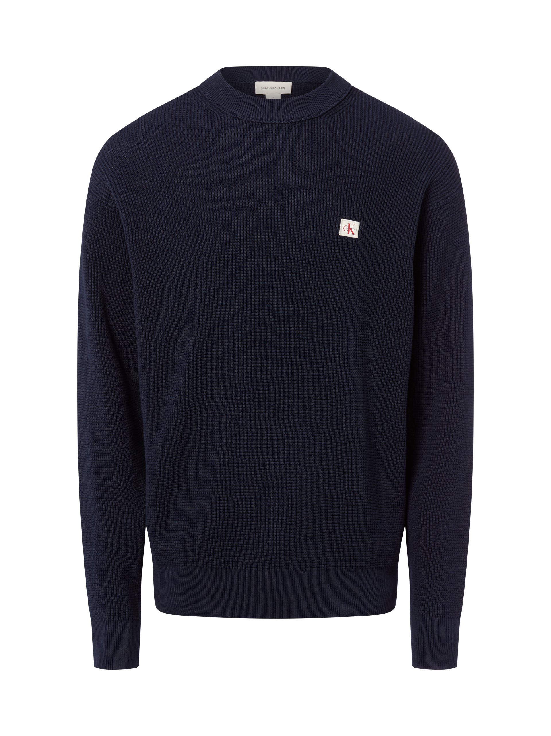 Calvin Klein Jeans sweter z dzianiny Mężczyźni Bawełna niebieski