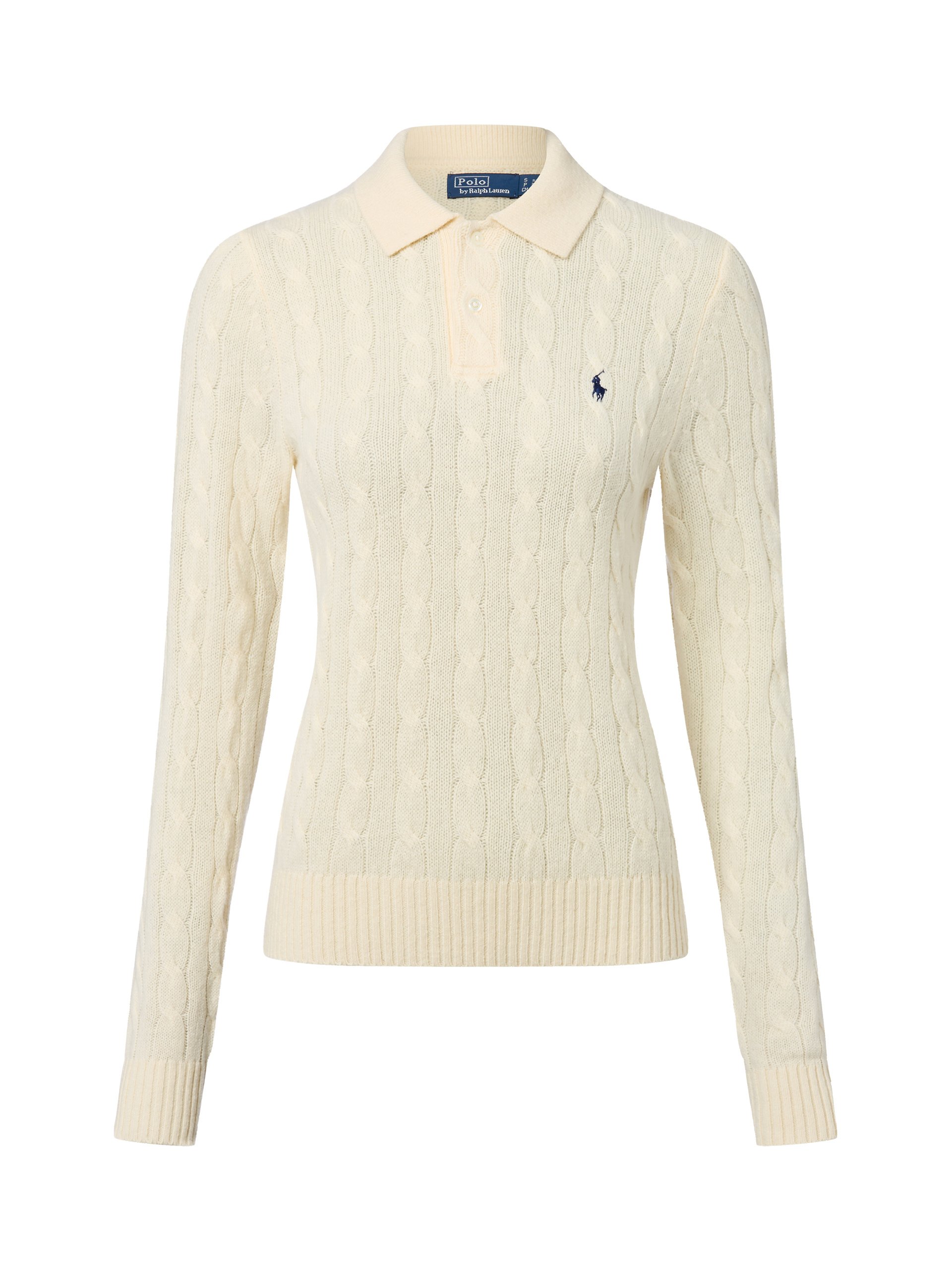 Polo Ralph Lauren sweter z dzianiny z zawartością kaszmiru Kobiety Wełna biały