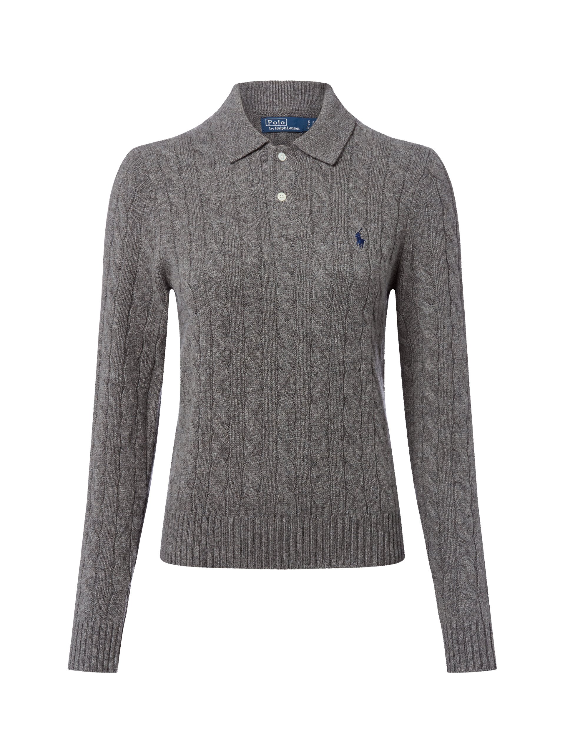 Polo Ralph Lauren sweter z dzianiny z zawartością kaszmiru Kobiety Wełna szary
