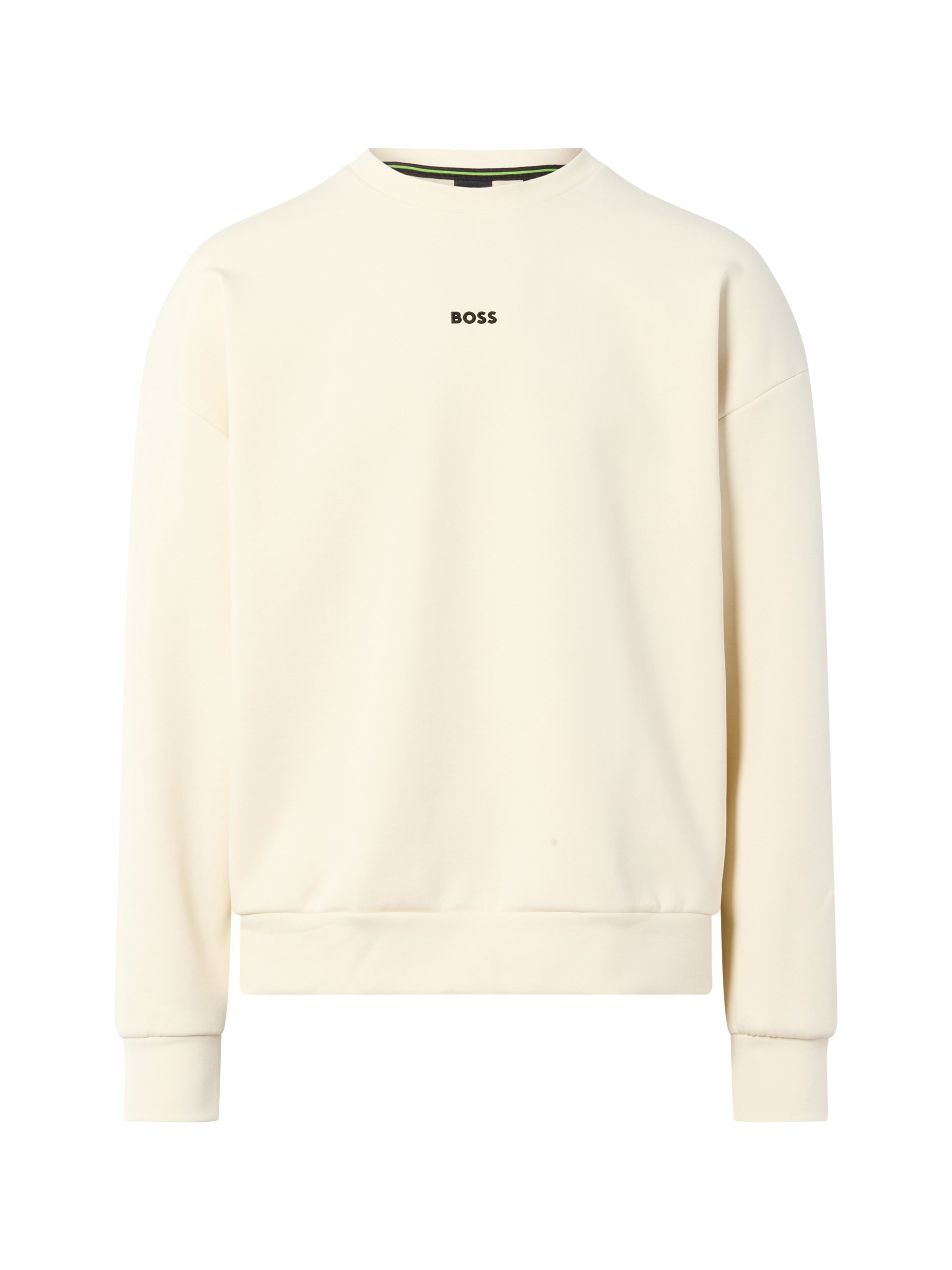 BOSS Green Bluza - Stenson Mężczyźni Bawełna biały