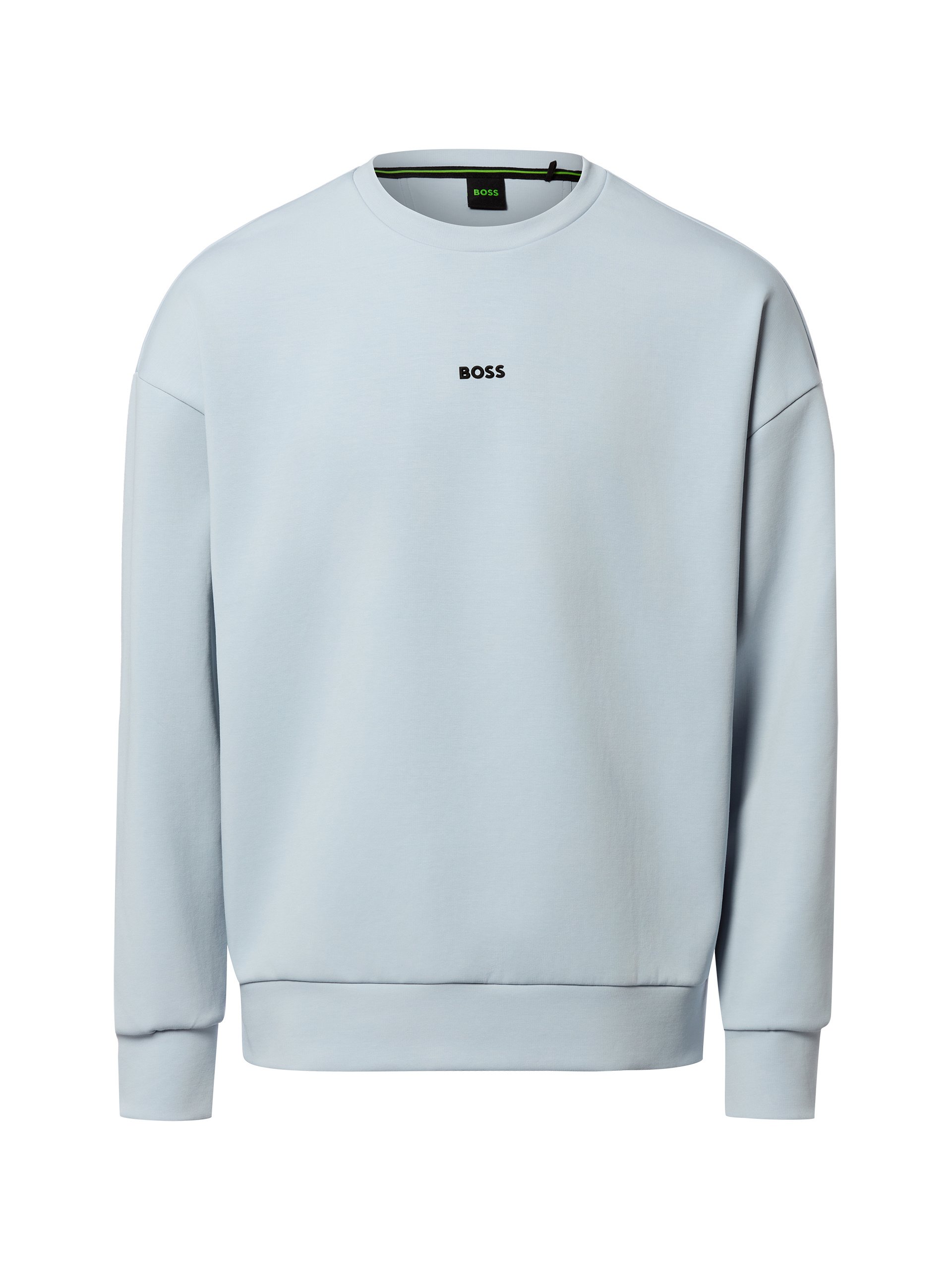 BOSS Green Bluza - Stenson Mężczyźni Bawełna niebieski