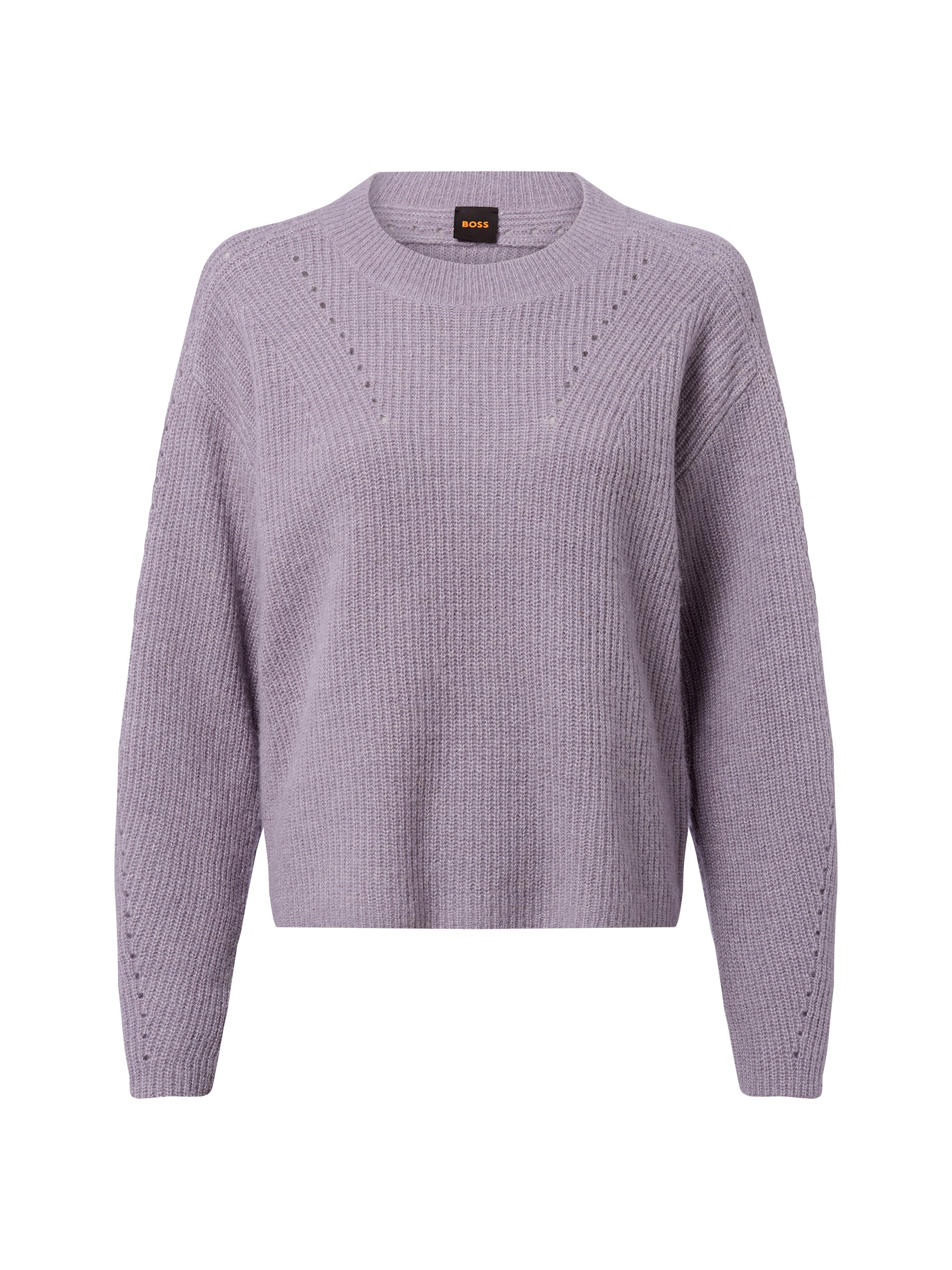 BOSS Orange sweter z dzianiny z alpaką - Fenne Kobiety lila