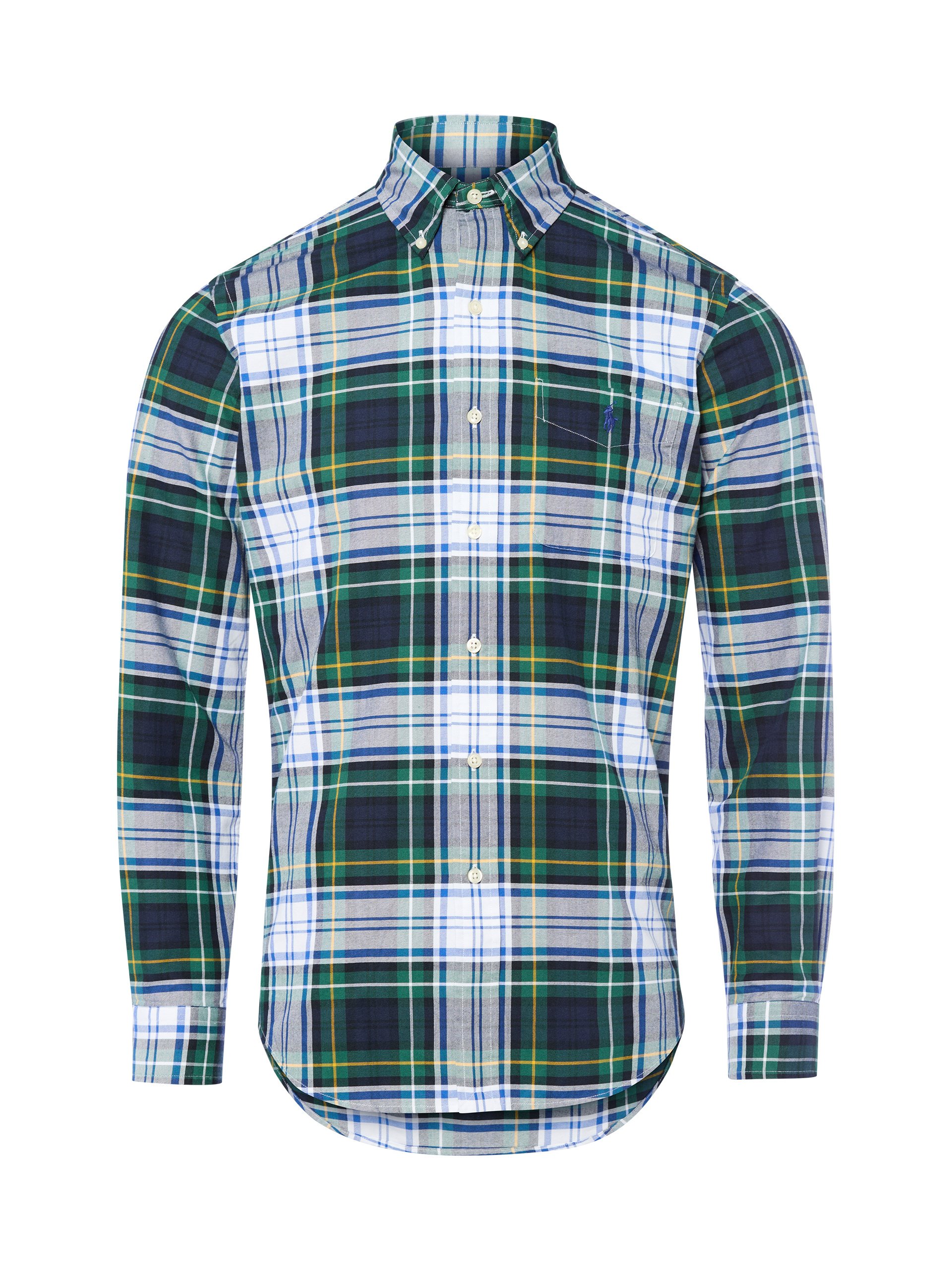 Polo Ralph Lauren Koszula - Custom Fit Mężczyźni Regular Fit Bawełna niebieski|zielony|wielokolorowy