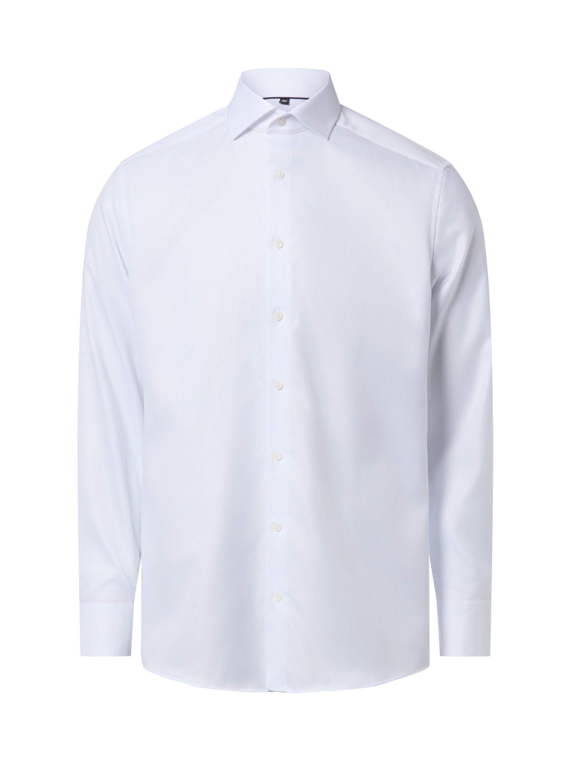 Finshley & Harding koszula non-iron Mężczyźni Modern Fit Bawełna biały