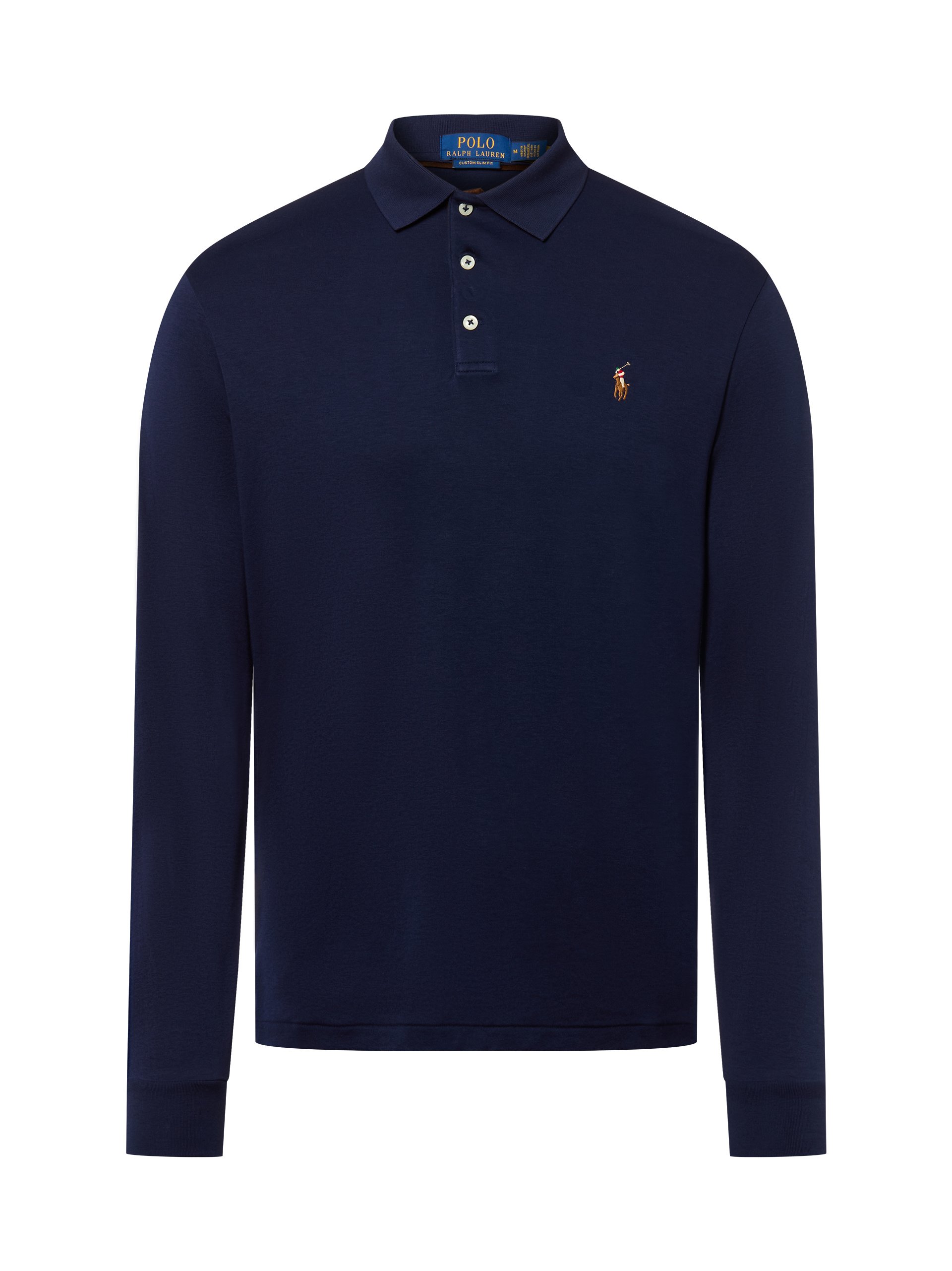Polo Ralph Lauren koszulka polo z długim rękawem Mężczyźni Bawełna niebieski