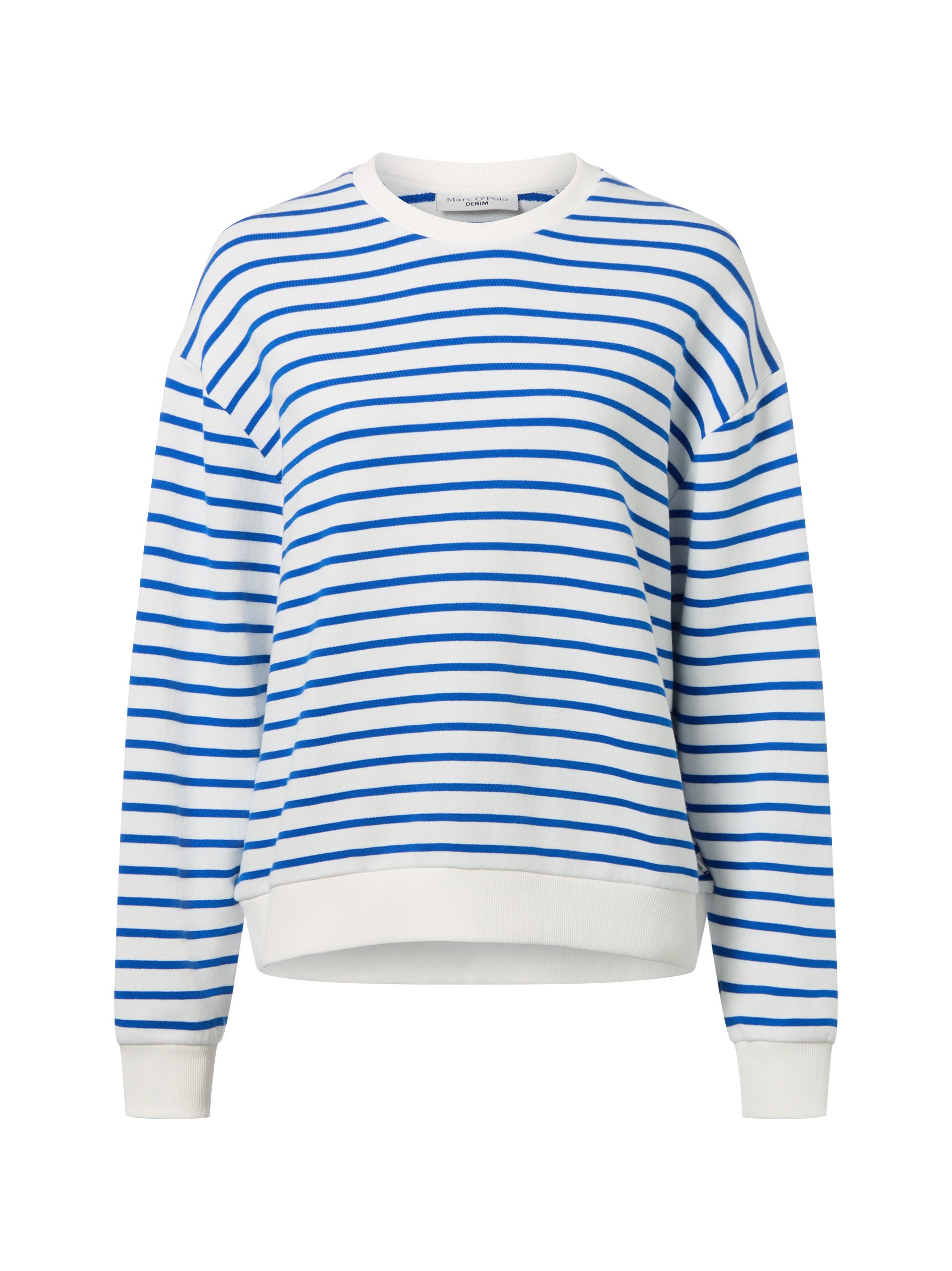Marc O'Polo Denim Bluza Kobiety Bawełna niebieski|biały