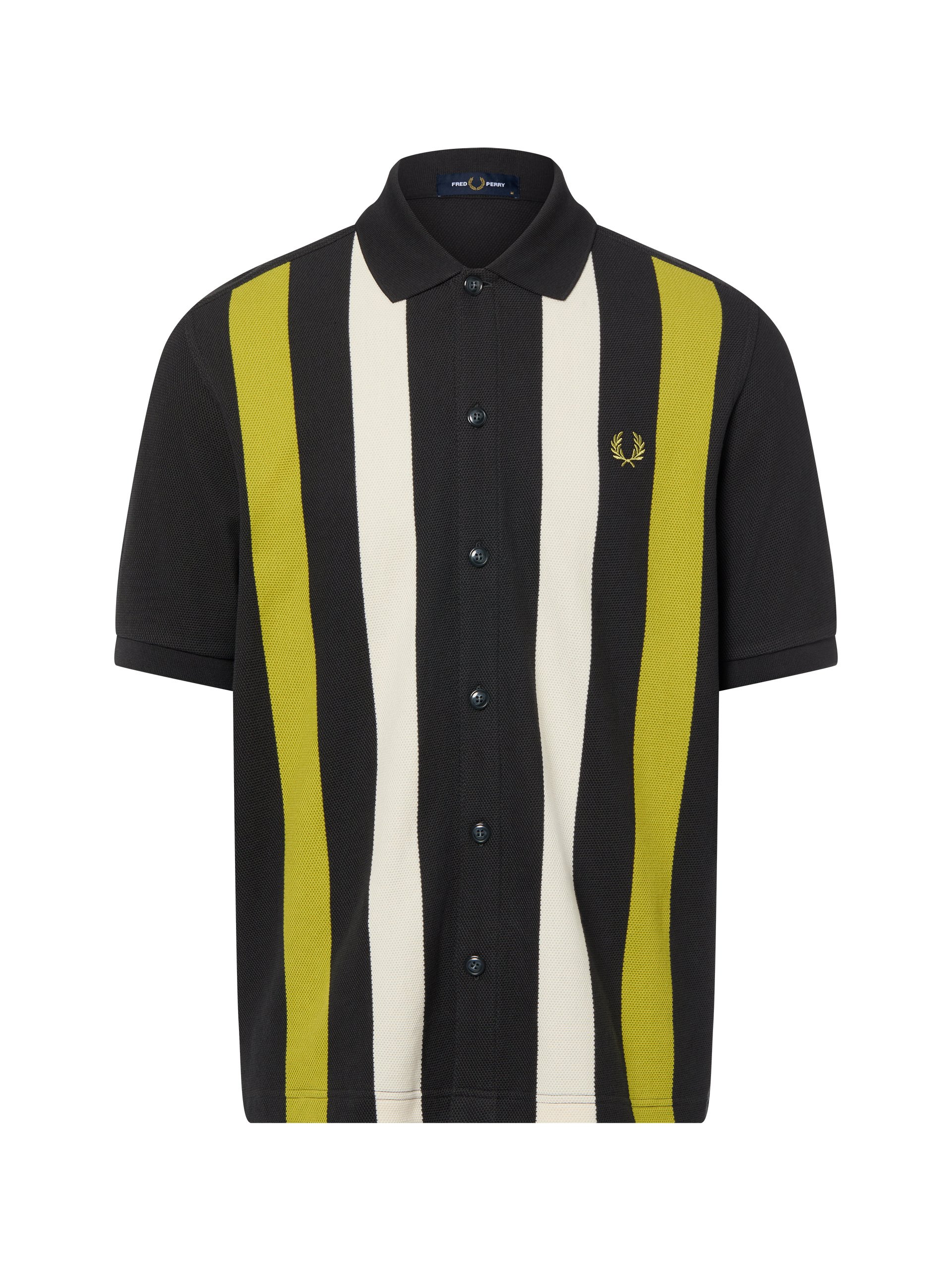 Fred Perry koszulka polo Mężczyźni Bawełna brązowy|zielony