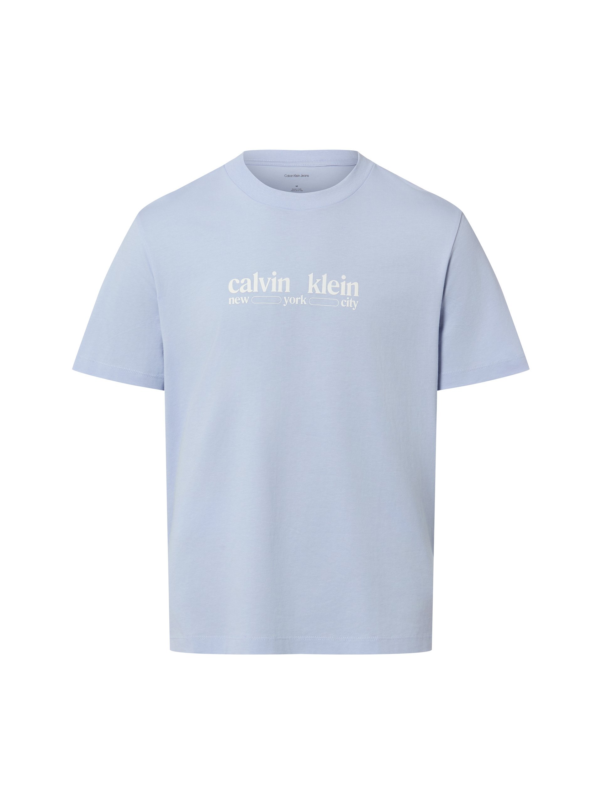Calvin Klein Jeans Koszulka Mężczyźni Bawełna niebieski