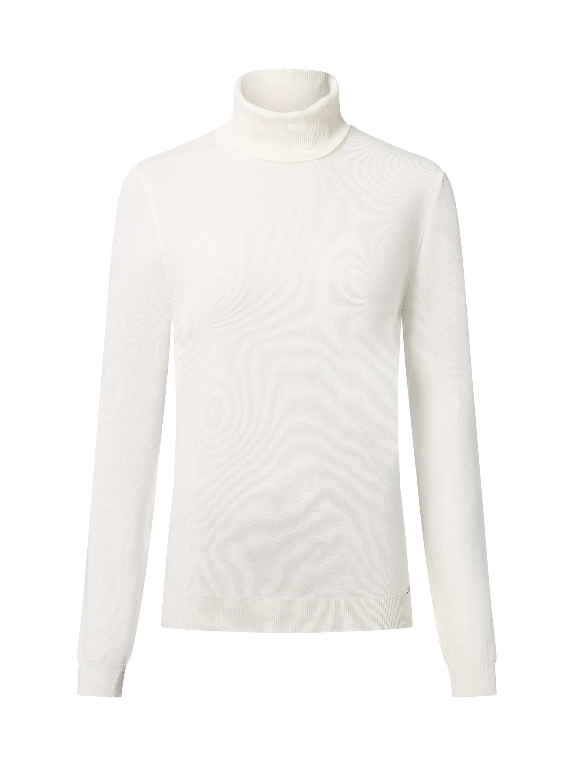 More & More sweter z golfem Kobiety Sztuczne włókno biały