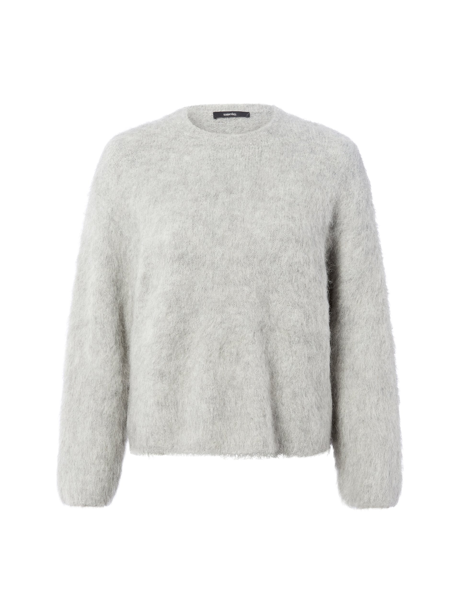 Someday sweter z dzianiny z alpaki - Tayana Kobiety szary