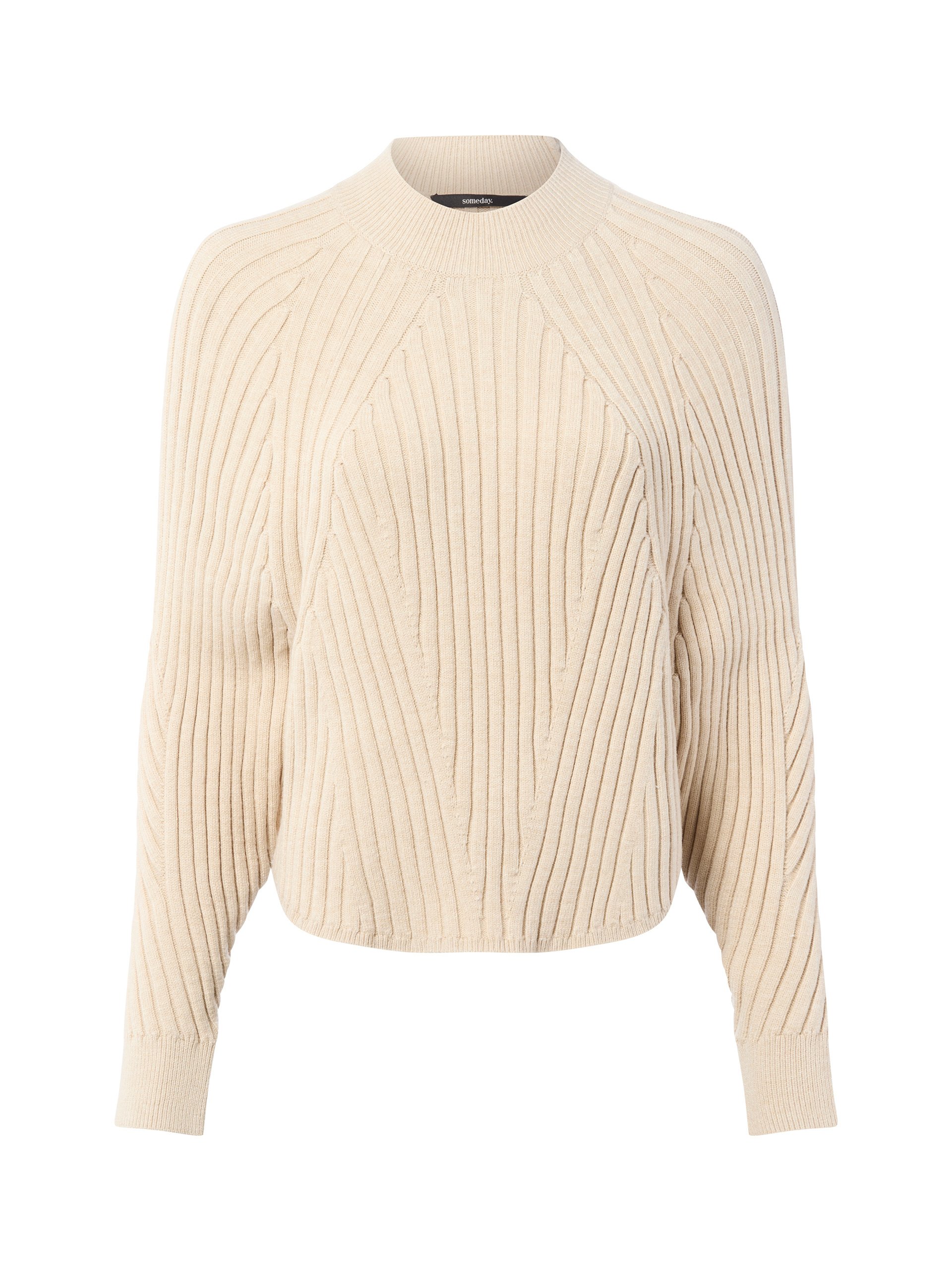Someday sweter z dzianiny - Touann Kobiety beżowy