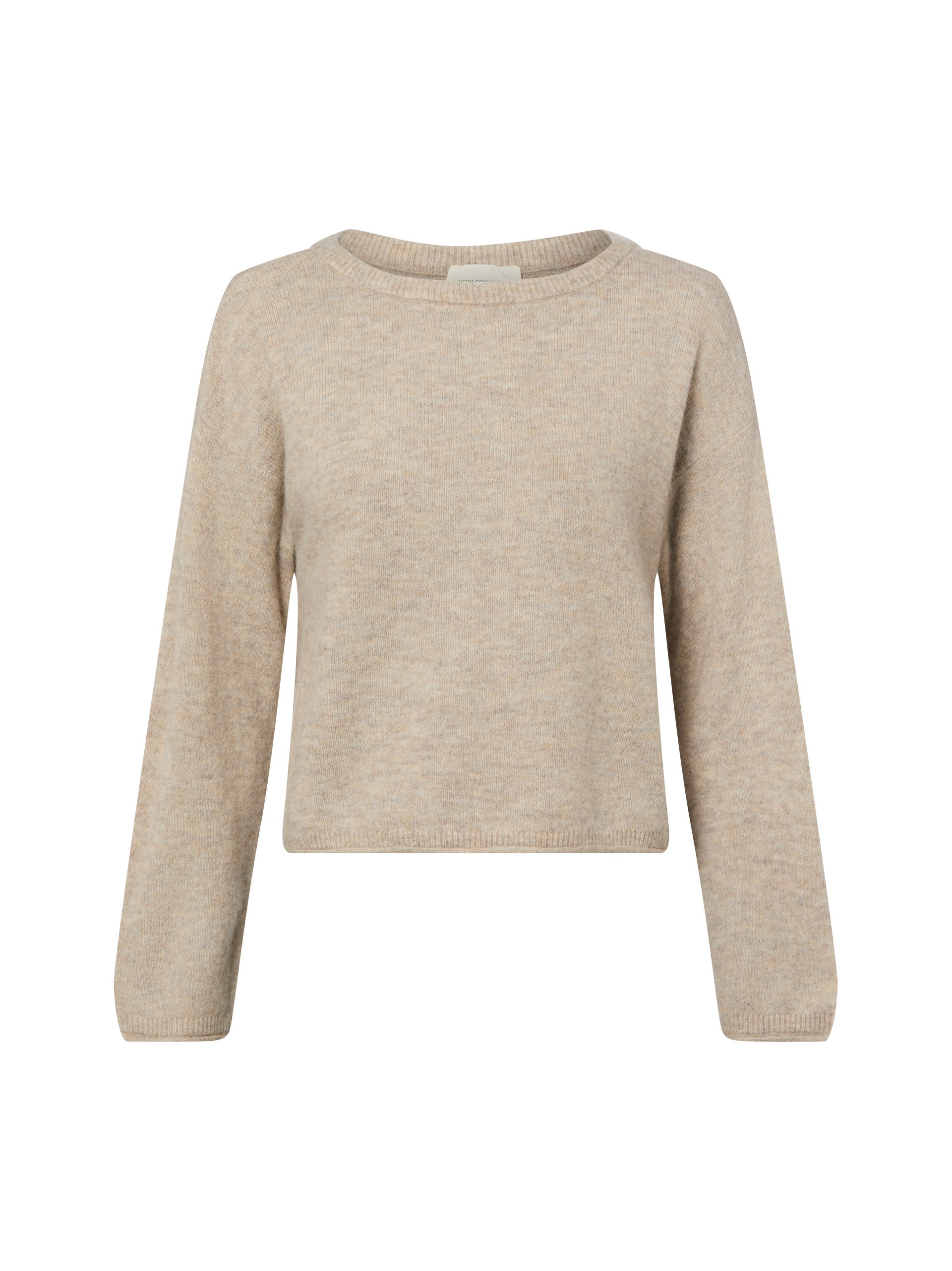 Msch Copenhagen sweter z dzianiny z zawartością alpaki - MSCHKellsey Algeria Kobiety brązowy, L/XL