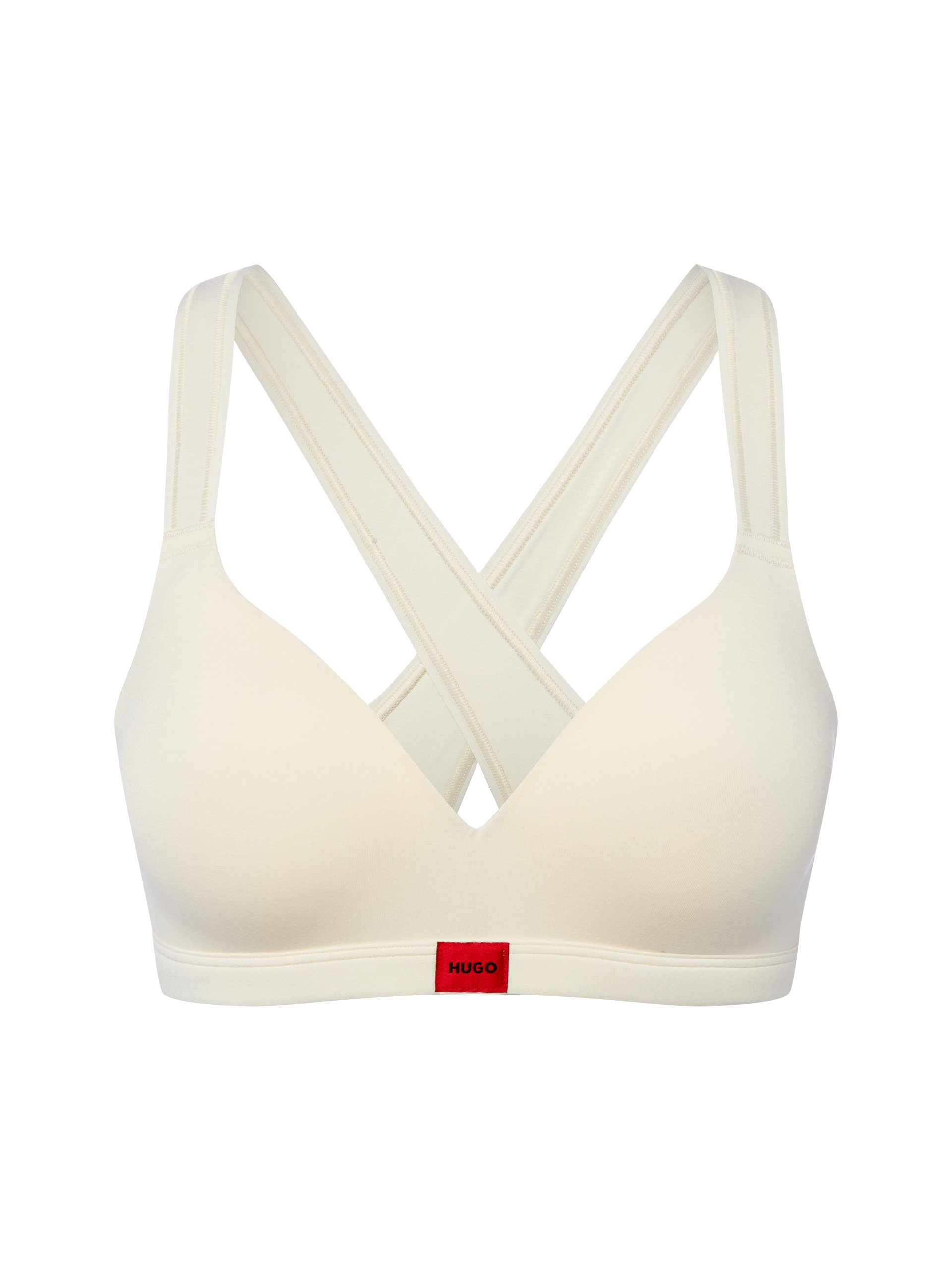 HUGO Bralette Kobiety Sztuczne włókno biały