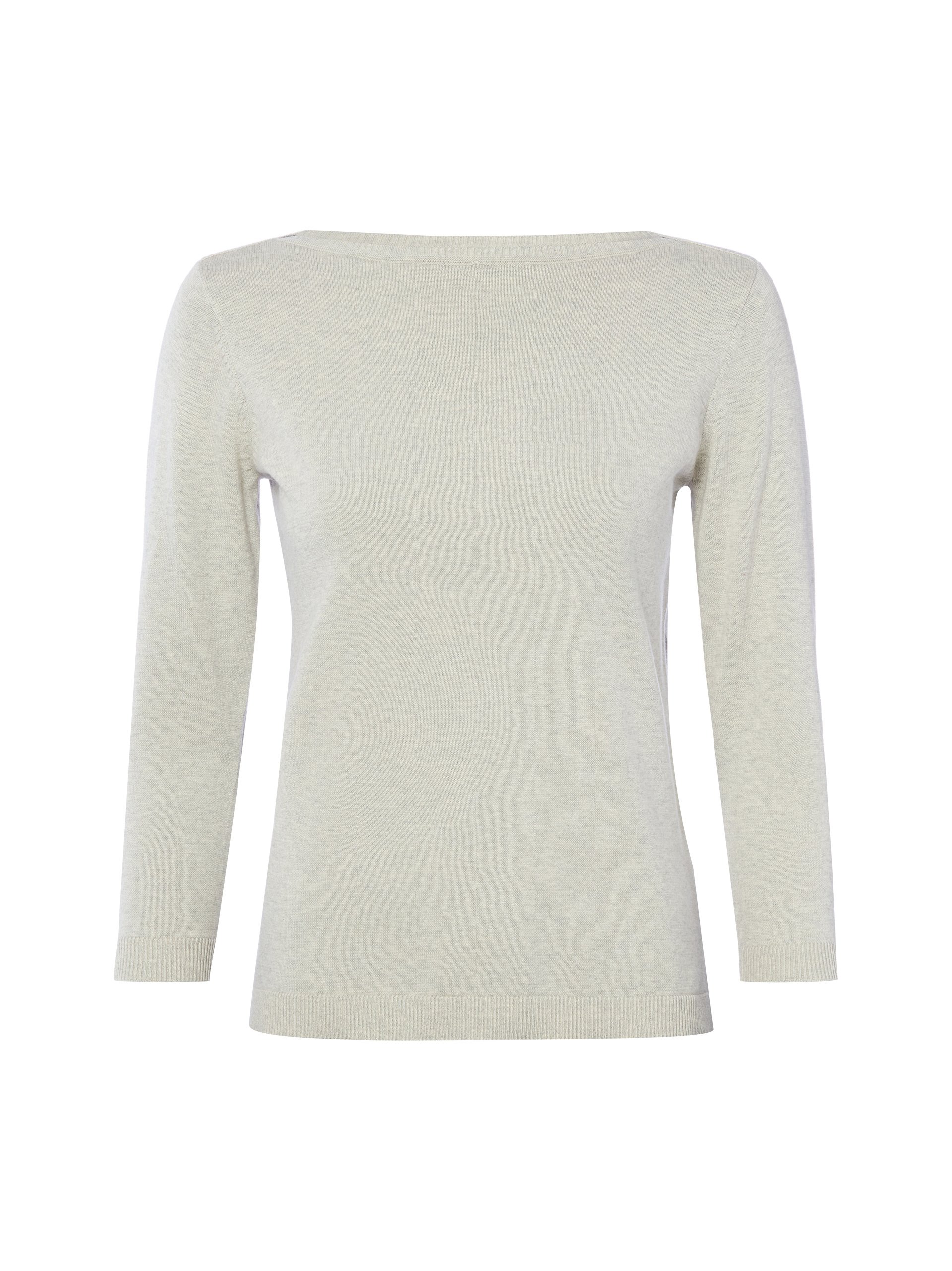 brookshire Sweter z dzianiny Kobiety Bawełna szary