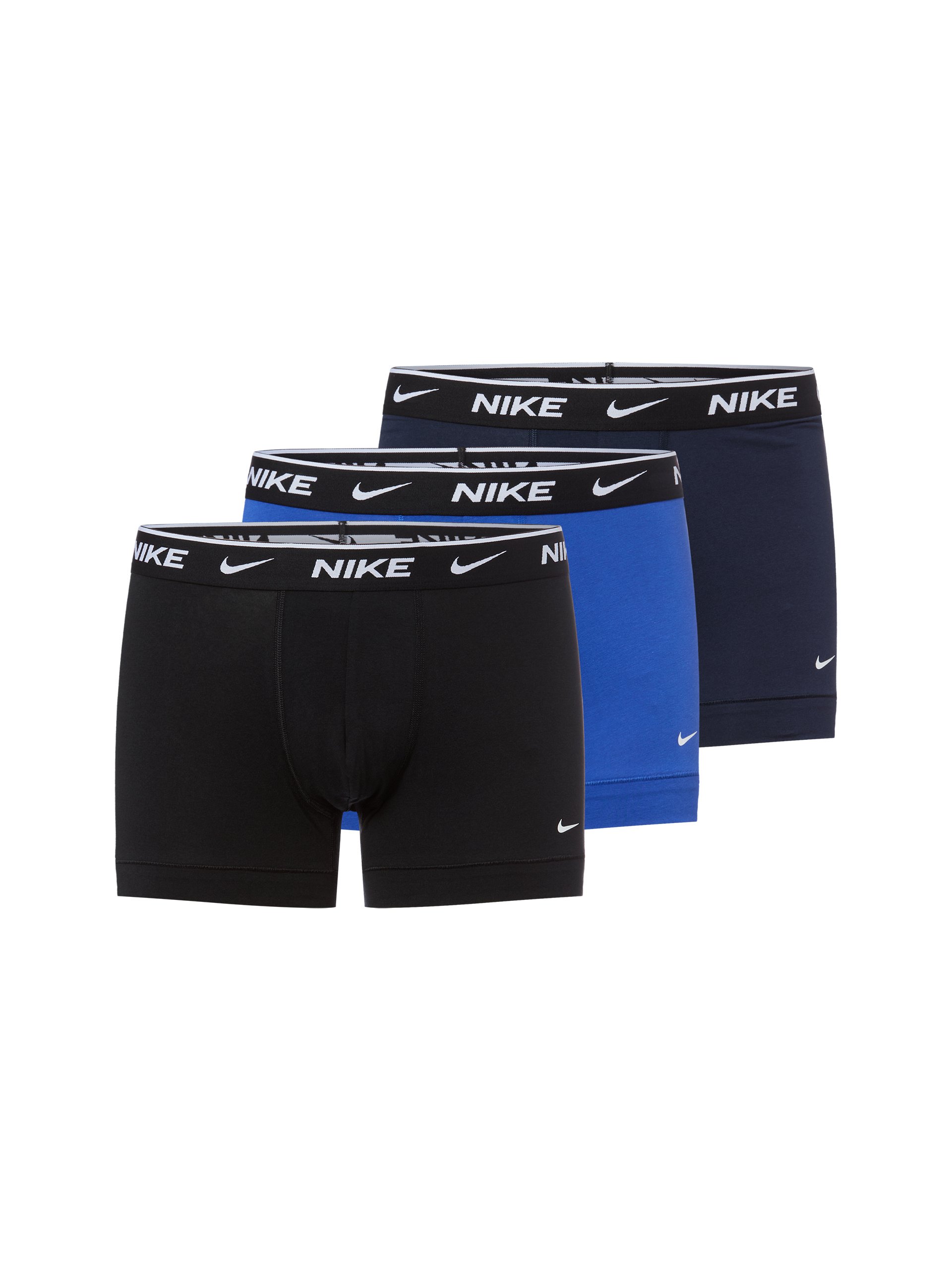 Nike Bokserki w 3-paku Mężczyźni Bawełna niebieski|czarny