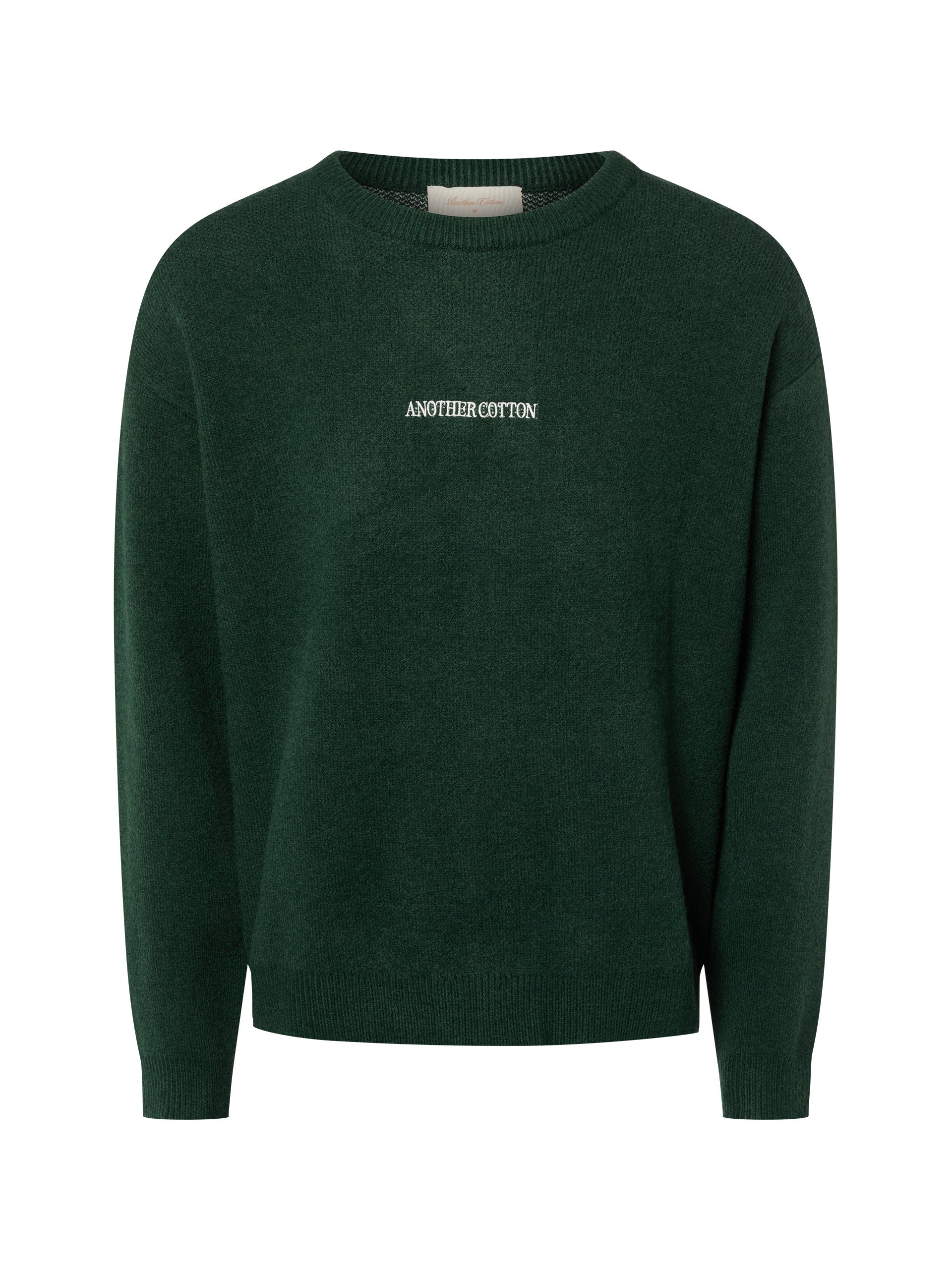 Another Cotton Lab sweter z dzianiny - Sunday Running Mężczyźni zielony