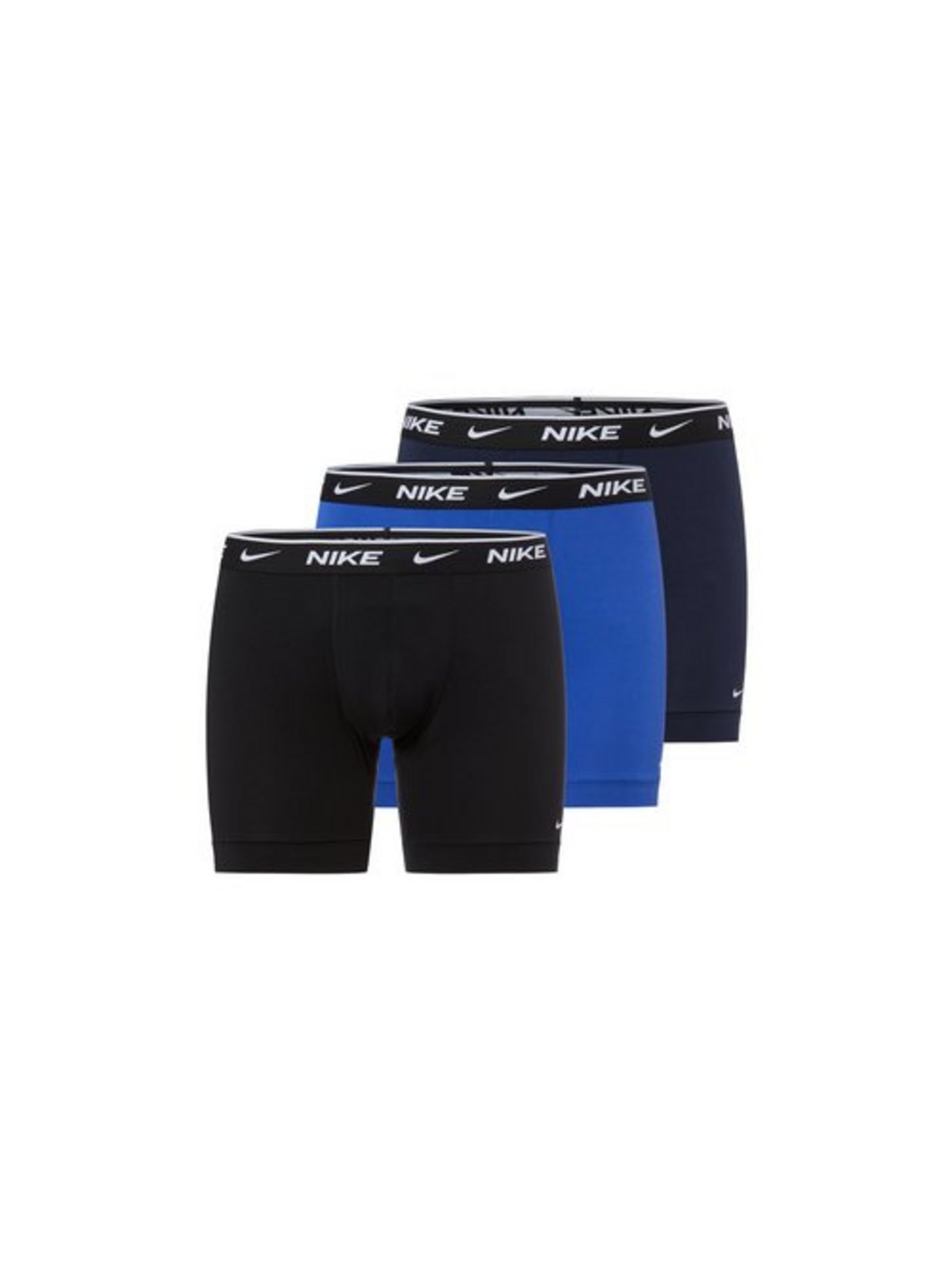 Nike Bokserki w 3-paku Mężczyźni Bawełna czarny|niebieski