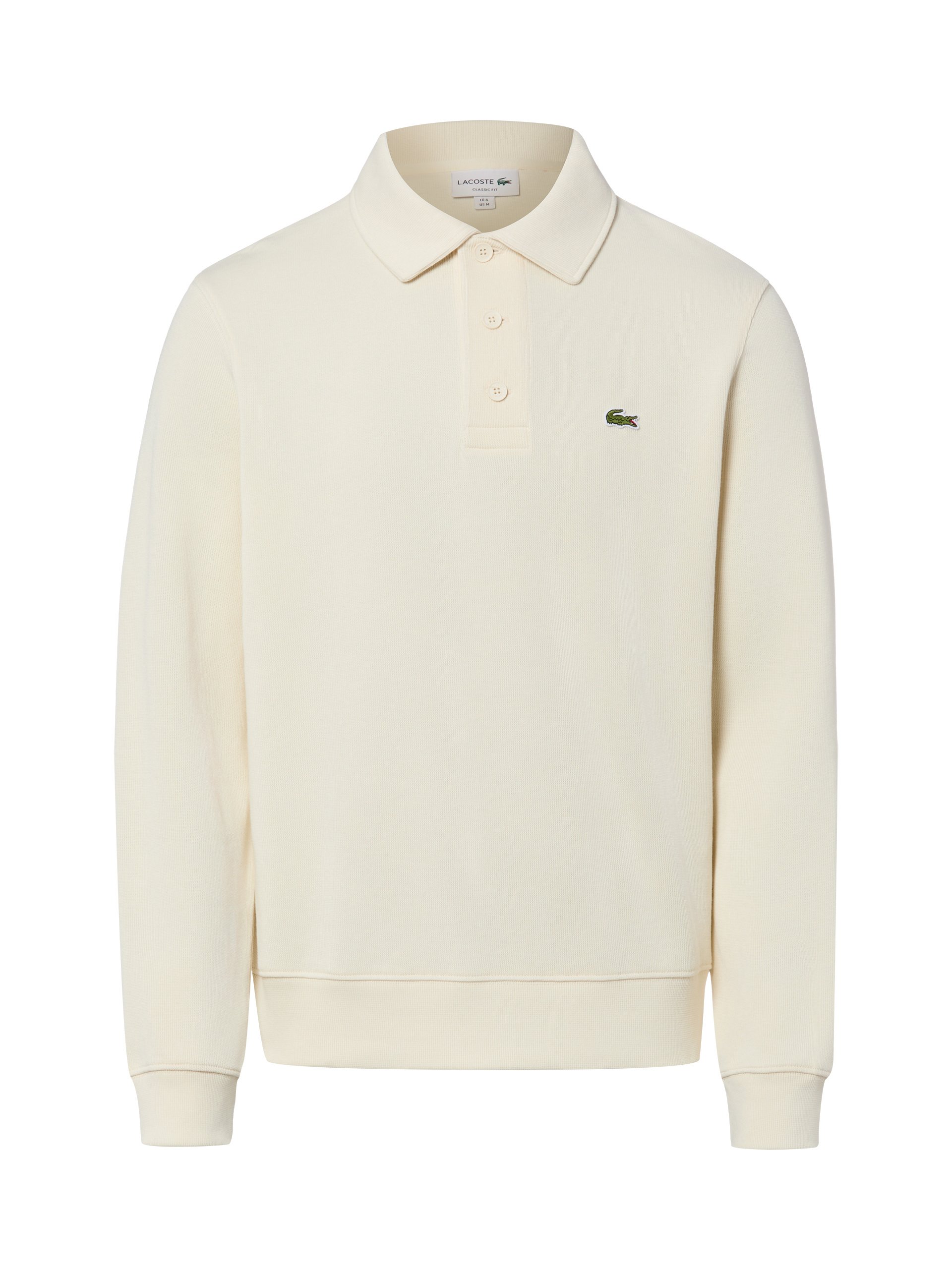 Lacoste bluza polo Mężczyźni Bawełna beżowy|biały