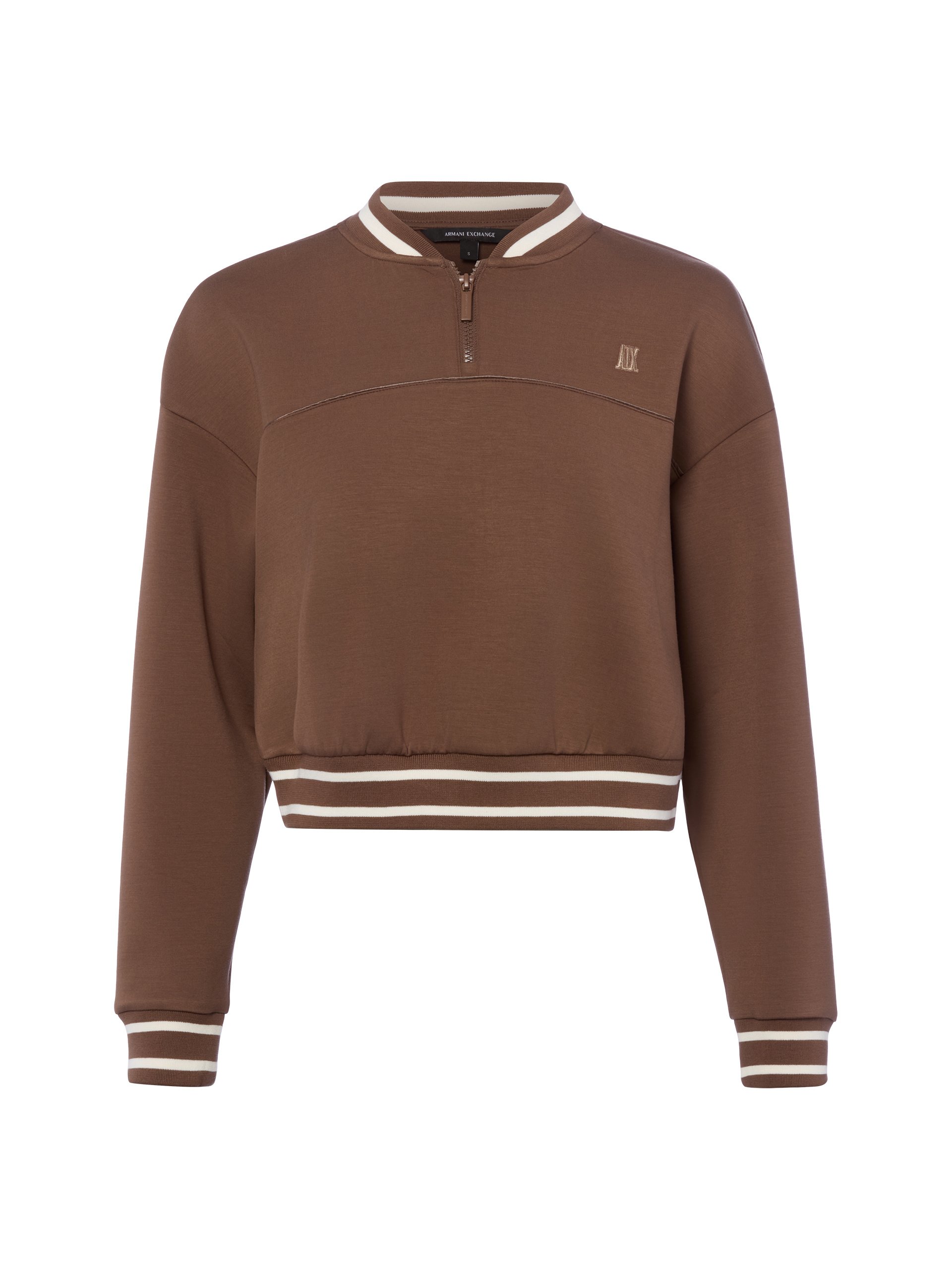 Armani Exchange Bluza Kobiety brązowy