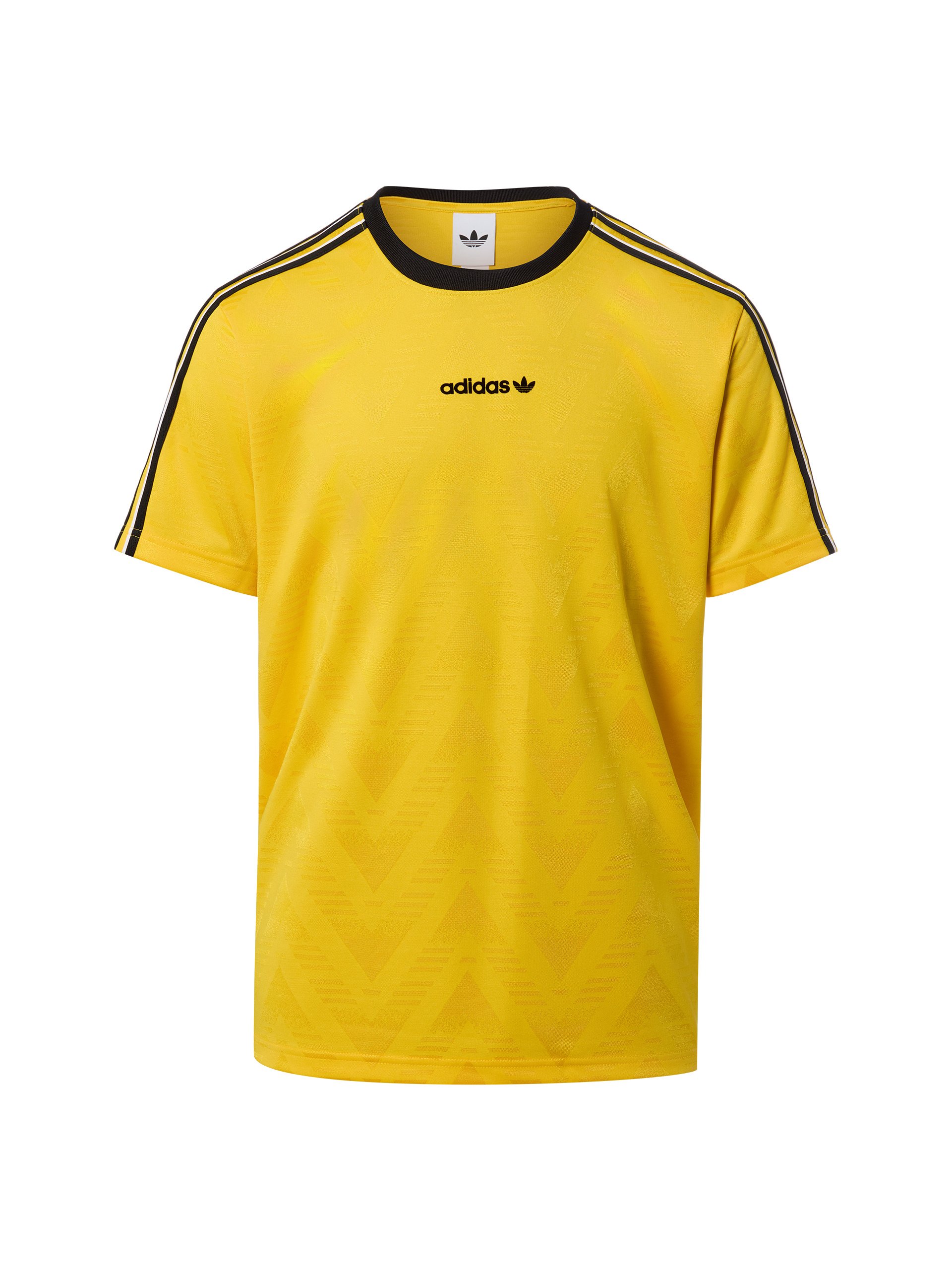 adidas Originals T-shirt - żakardowy dżersej Mężczyźni żółty