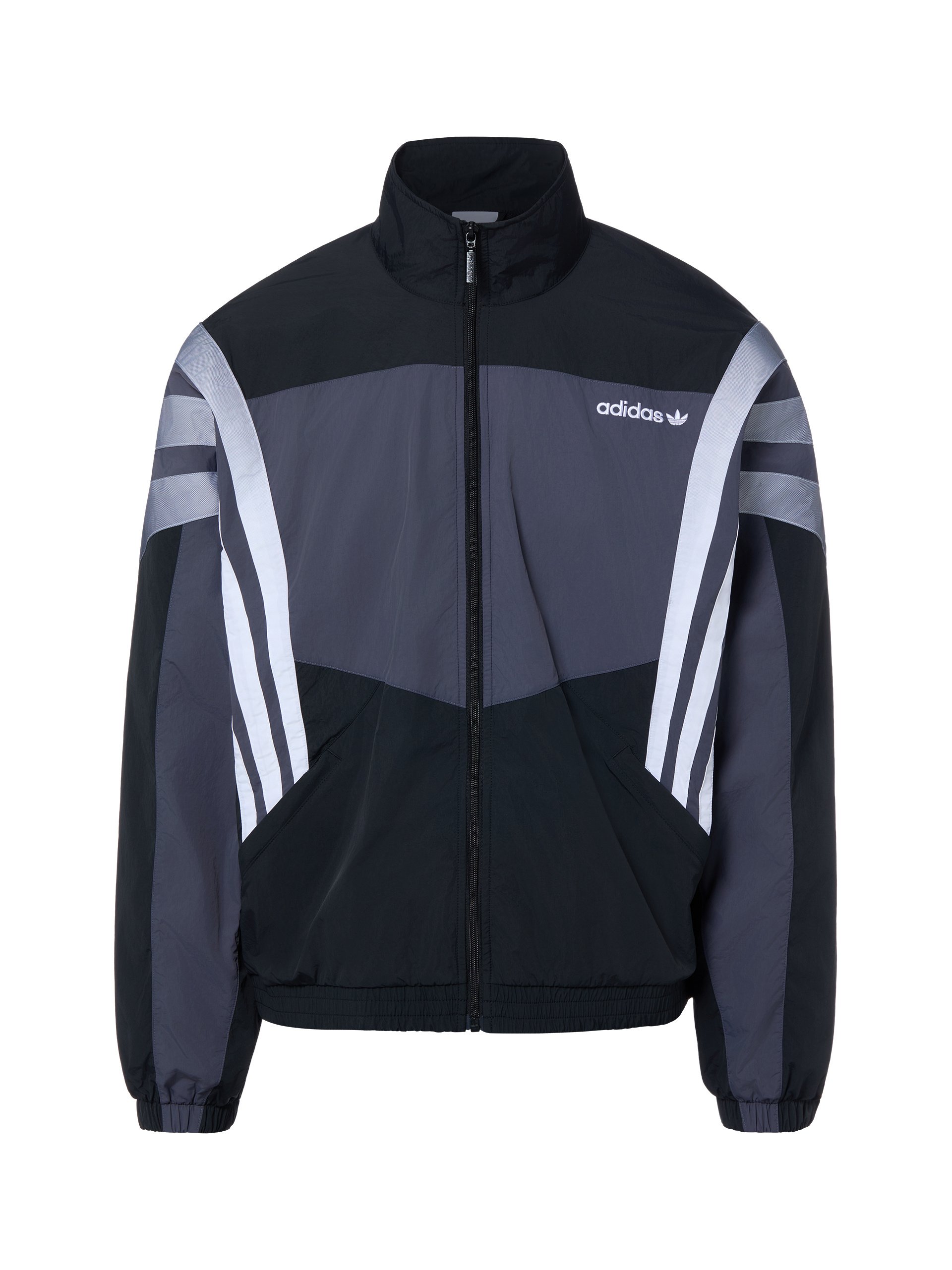 adidas Originals bluza dresowa - Santiago Mężczyźni Sztuczne włókno czarny|szary|biały