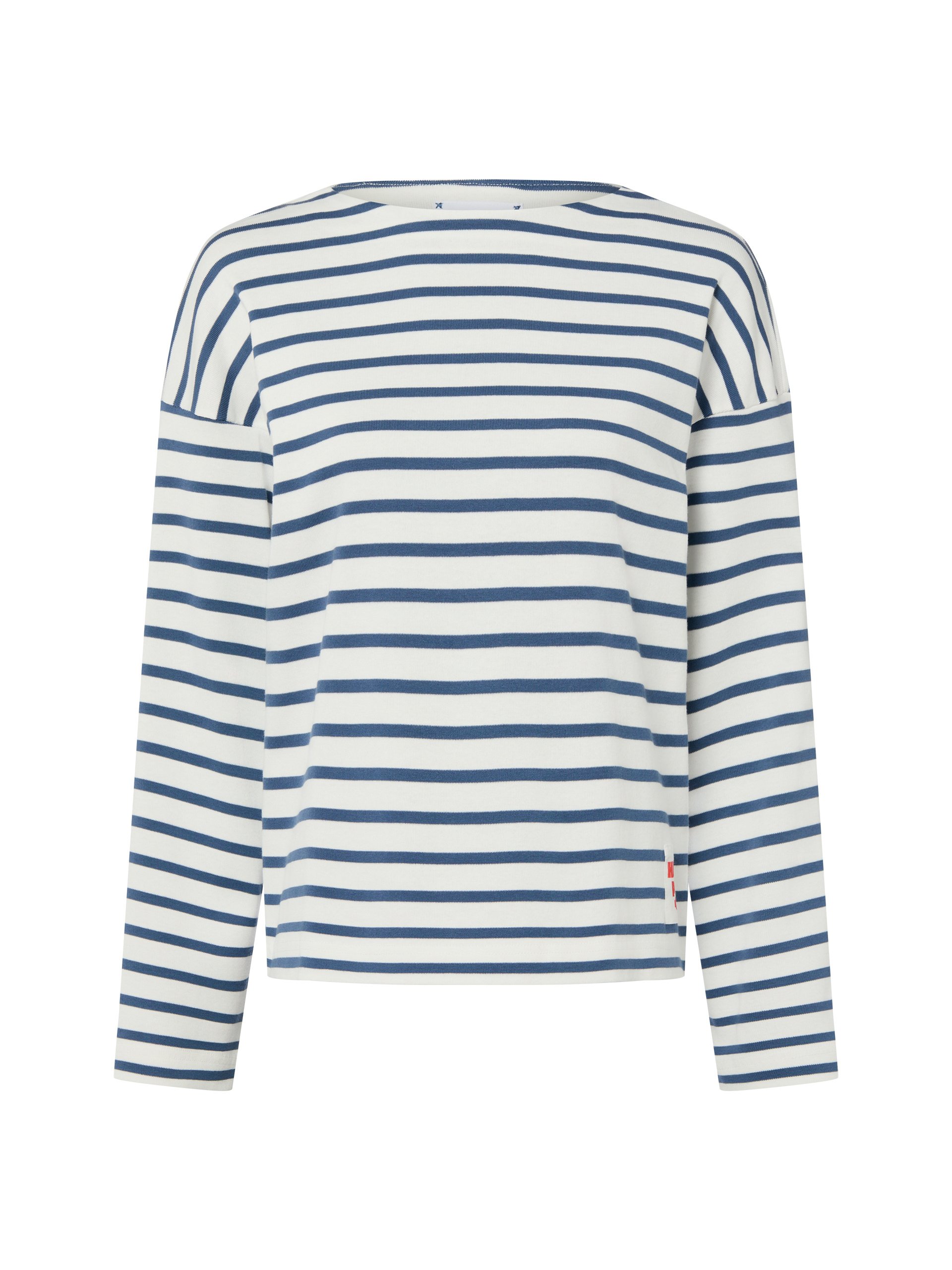 Marie Lund Bluza Kobiety Bawełna biały|niebieski|wielokolorowy