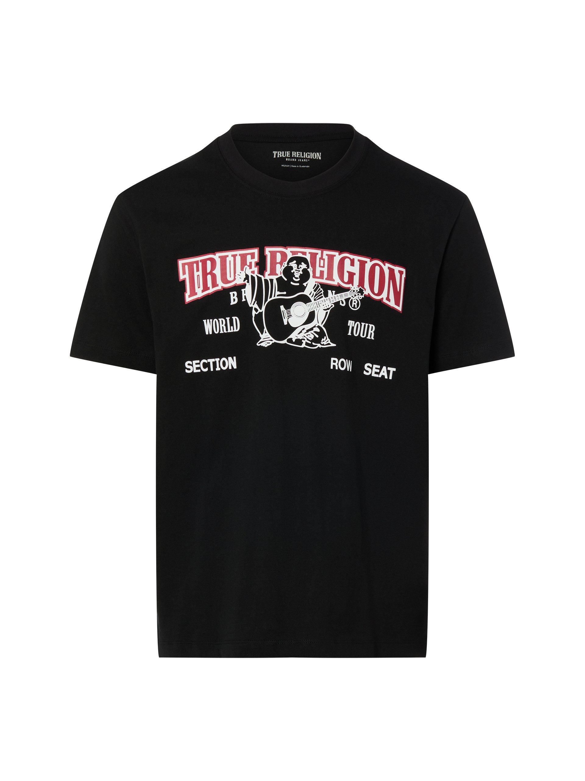 True Religion Koszulka Mężczyźni Bawełna czarny